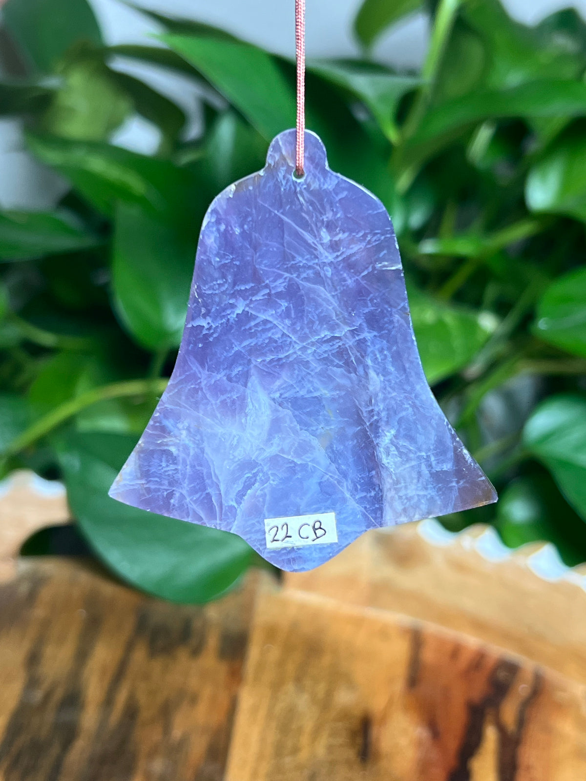 Purple Chalcedony Ornament Bell: CB