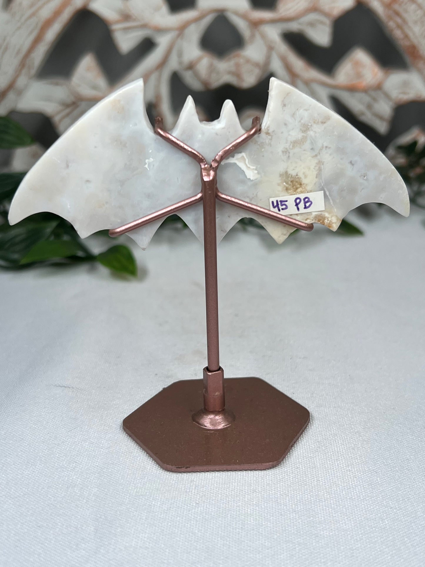 White Plume Agate Bat