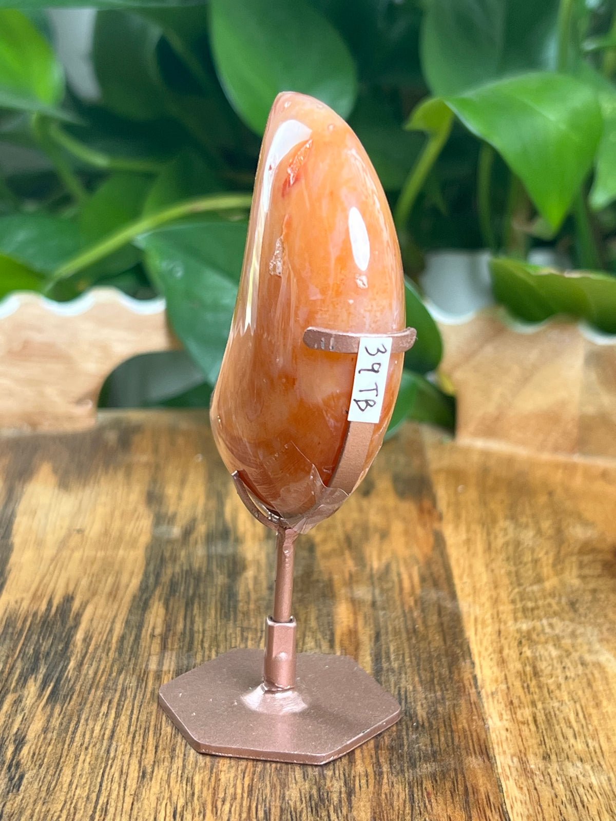 Carnelian Mini Puffy Moon: TB
