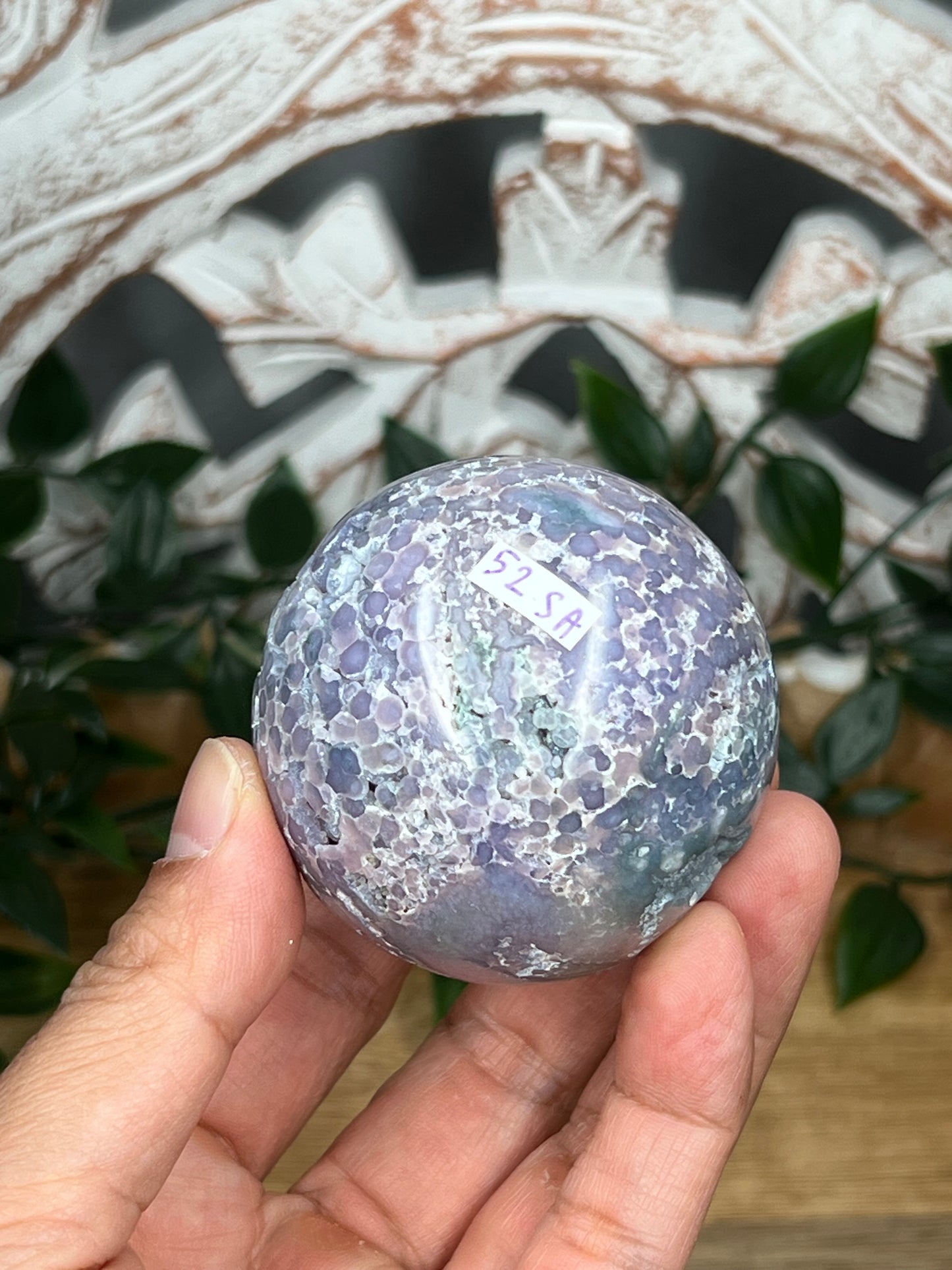 Grape Agate Sphere