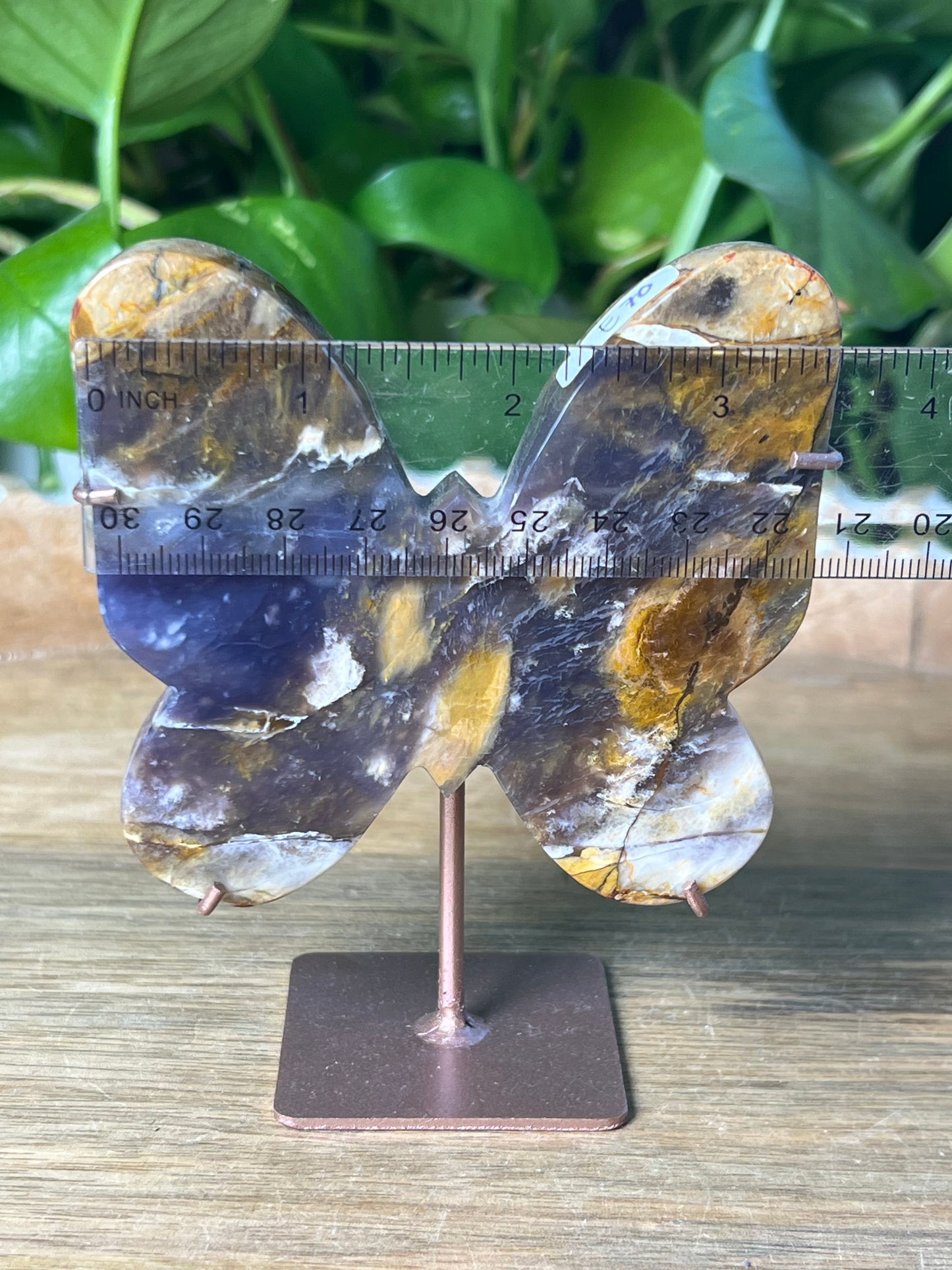 Purple Chalcedony Butterfly