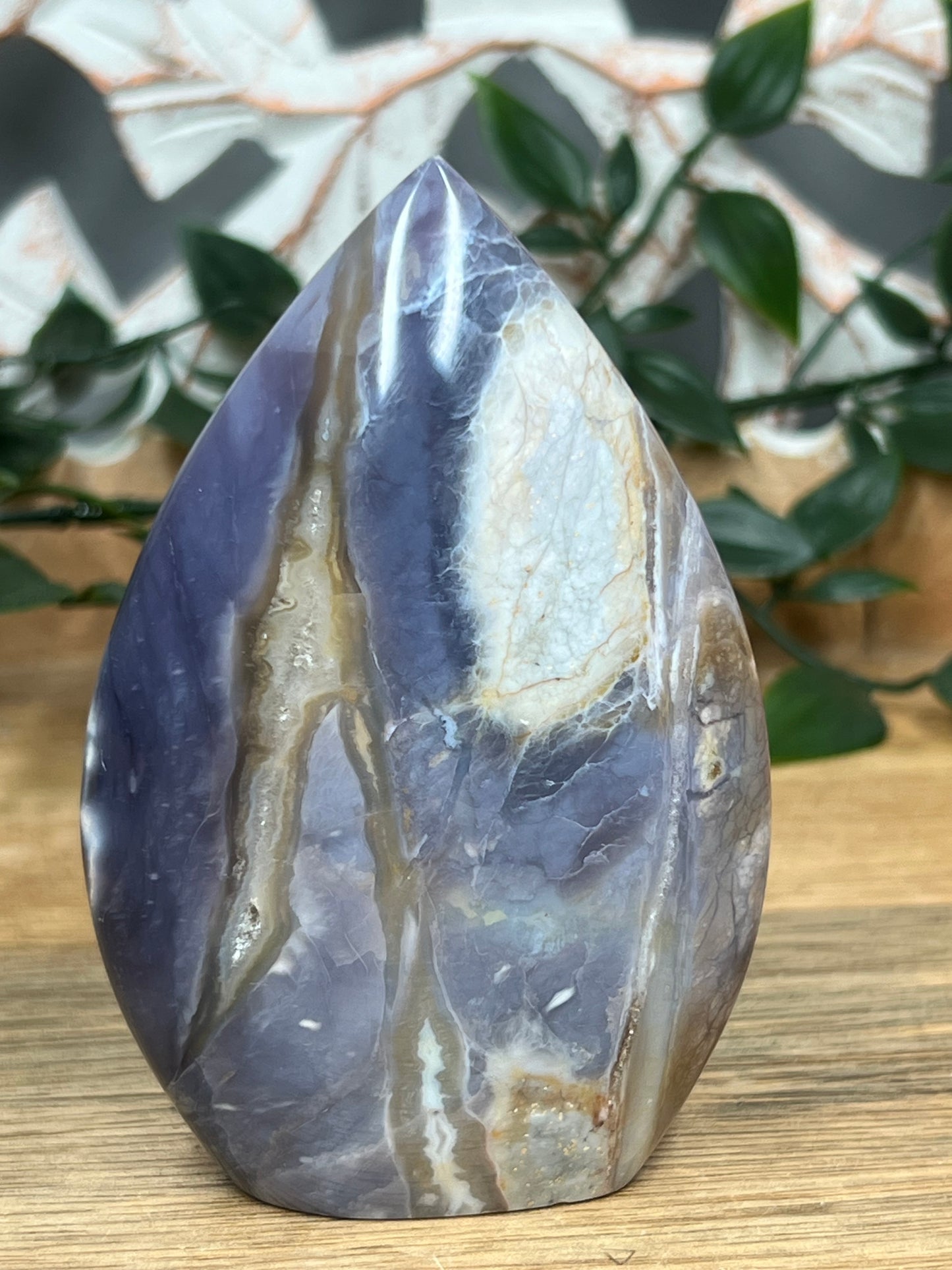Purple Chalcedony Flame