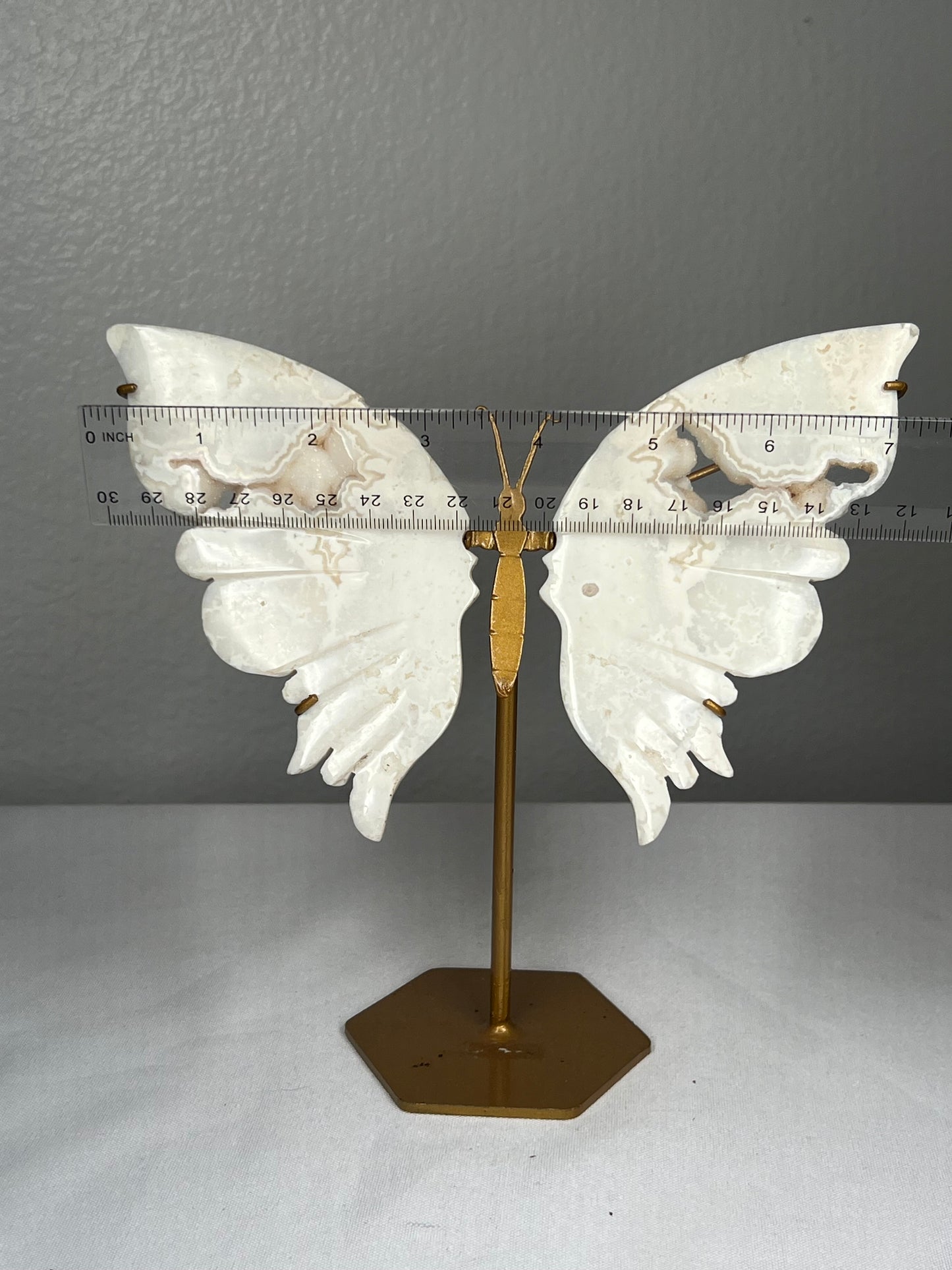 White Plume Agate Wings