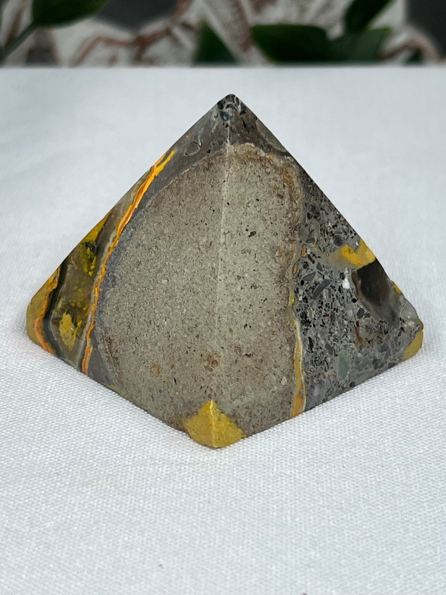 Bumblebee Jasper Pyramid