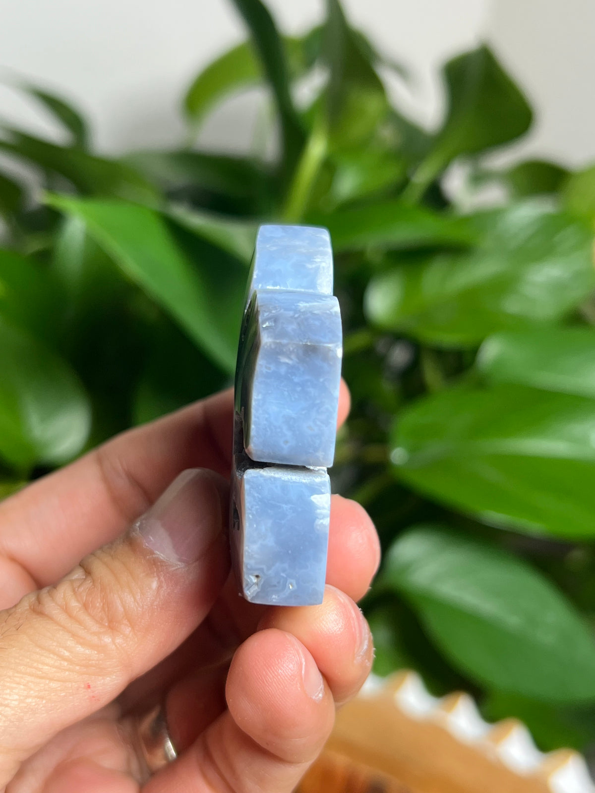 Blue Plume Agate Flower: BF