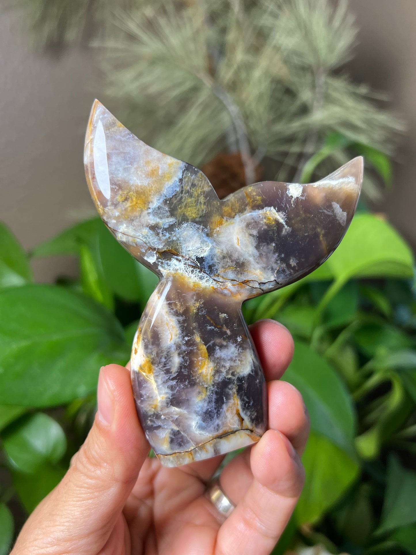 Purple Chalcedony Tail