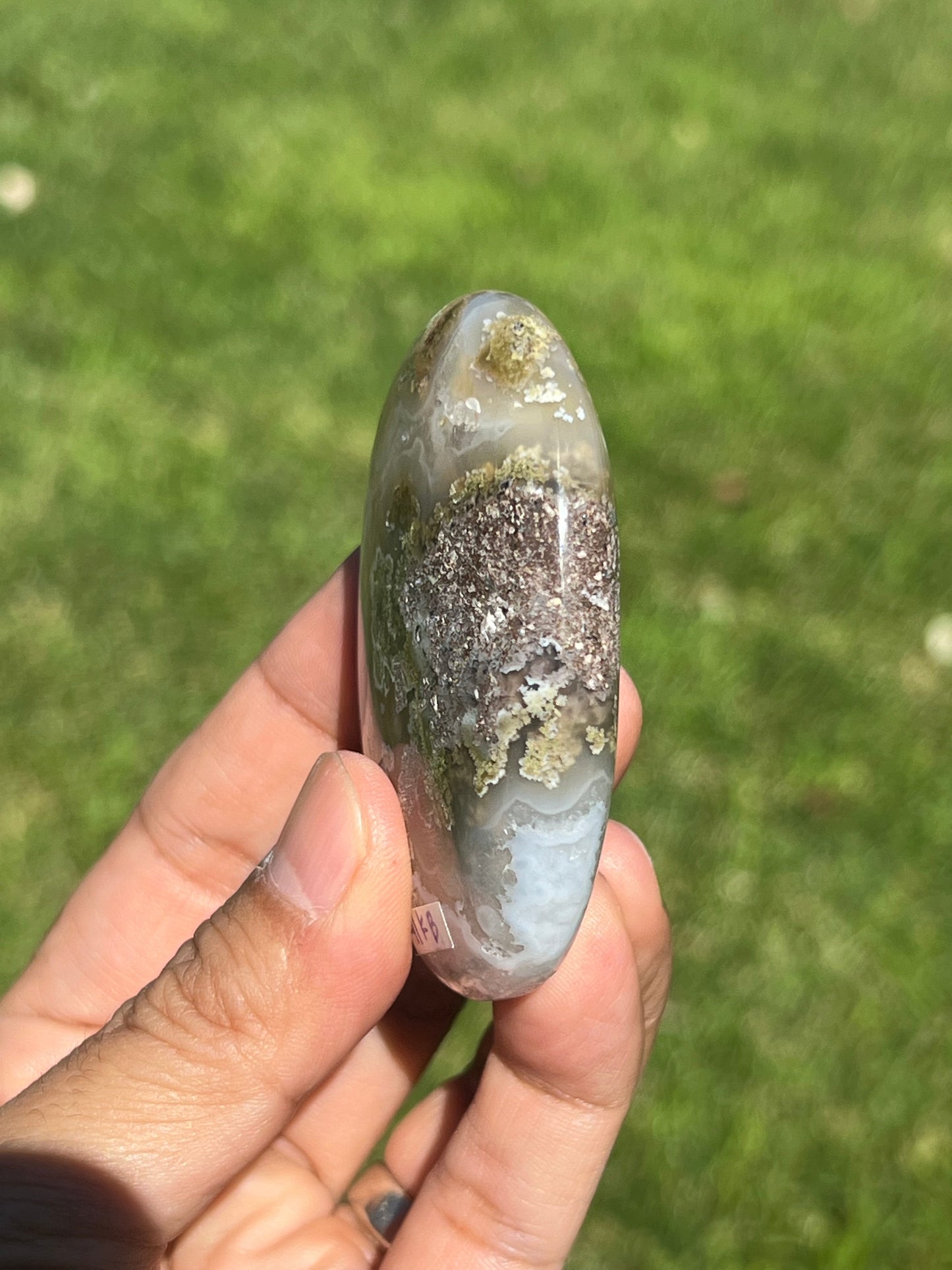 Scenic Moss Agate Palmstone KB