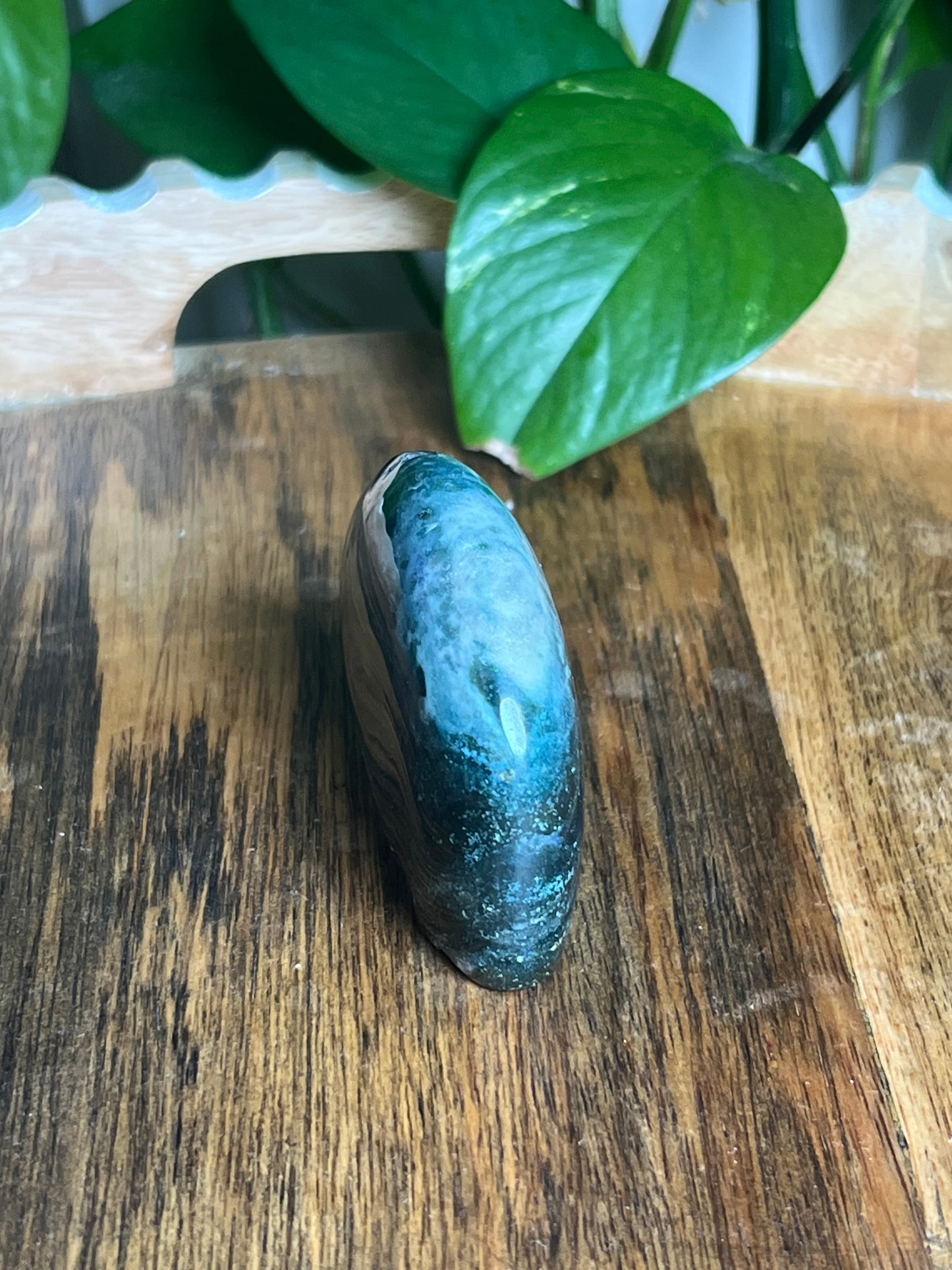 Blue Green Jasper Bear: K