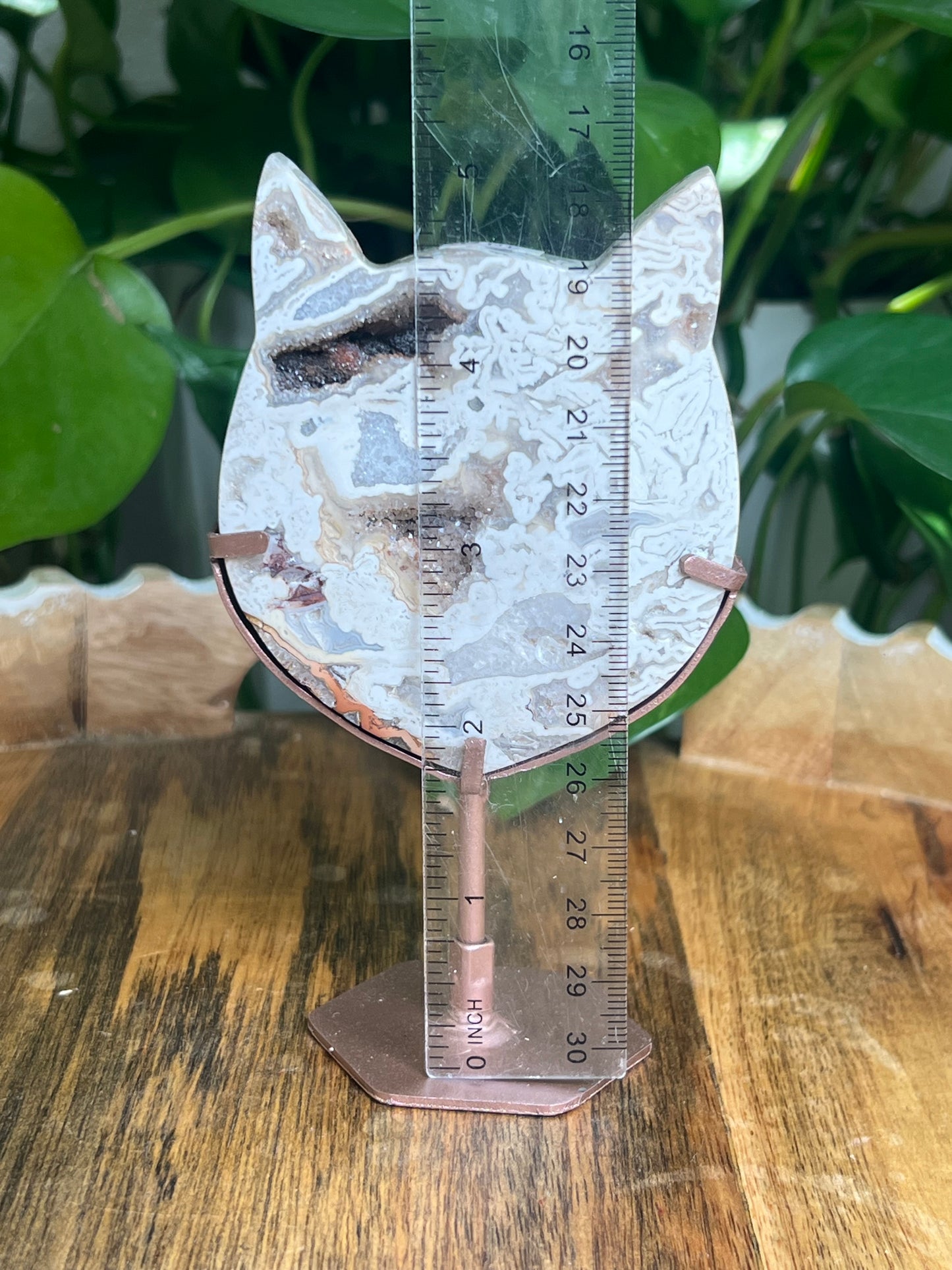 Tube Agate Cat Head: NE