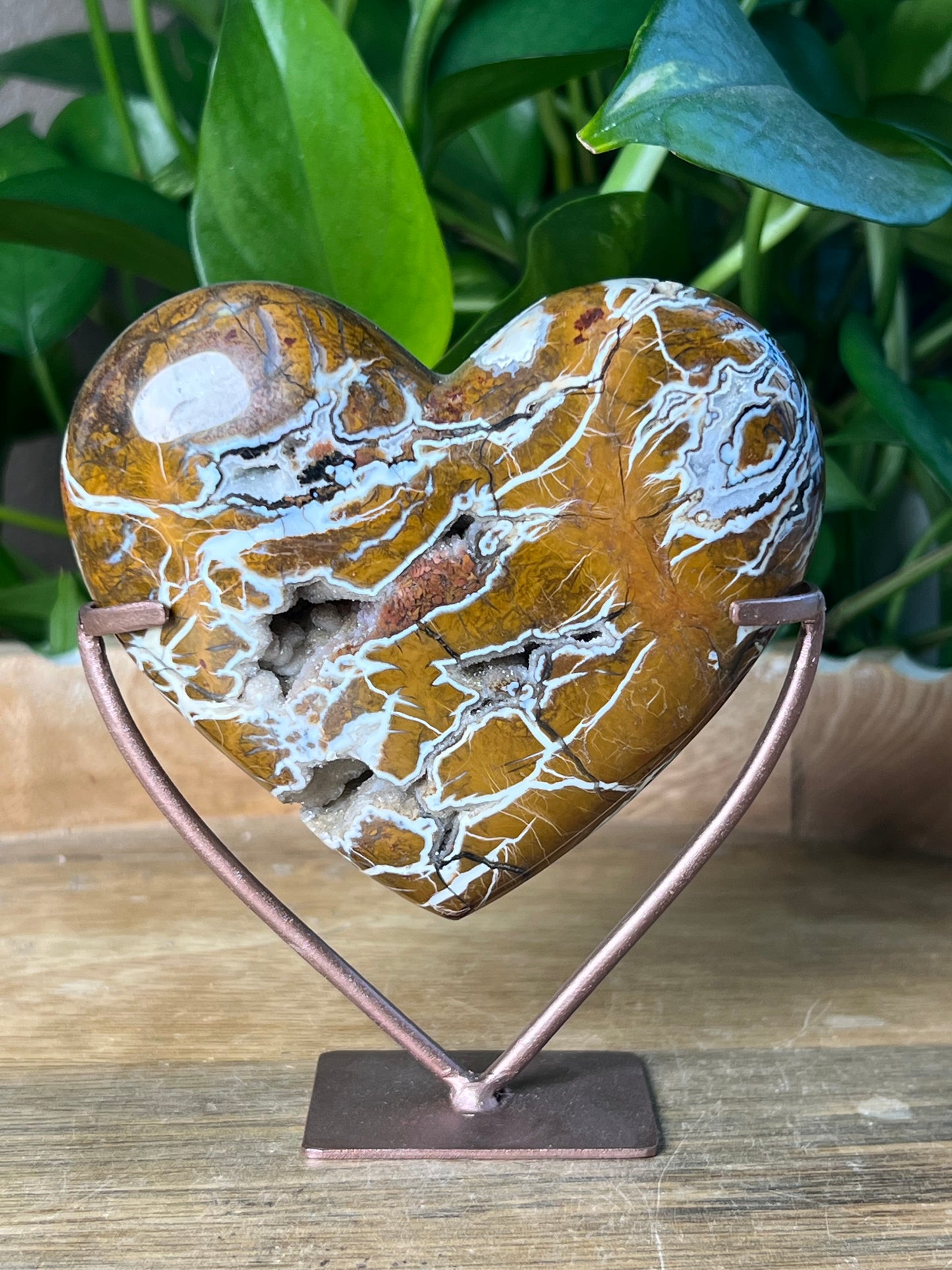 Brecciated Jasper Heart