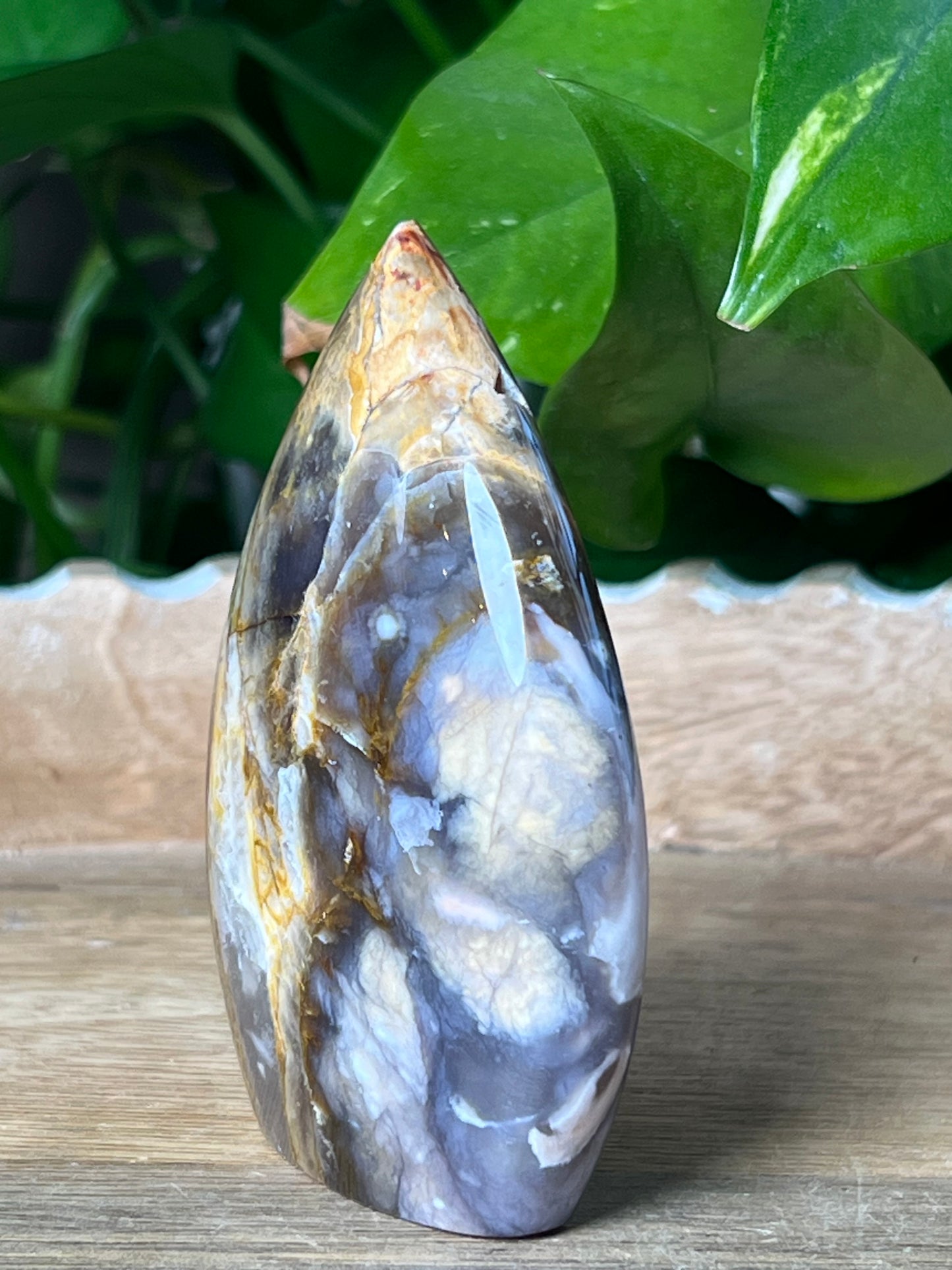 Purple Chalcedony Flame
