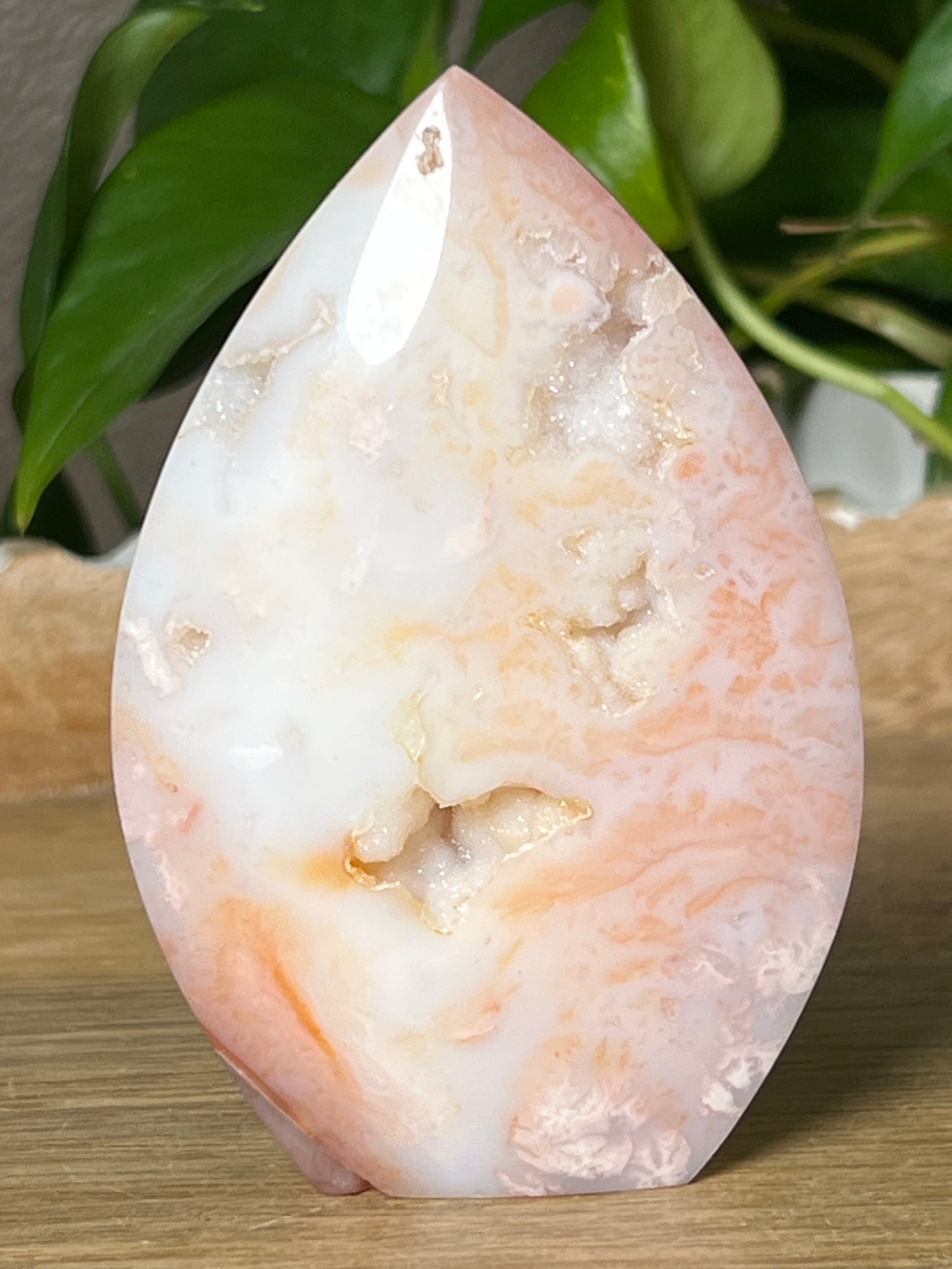 Pink Carnelian Flame