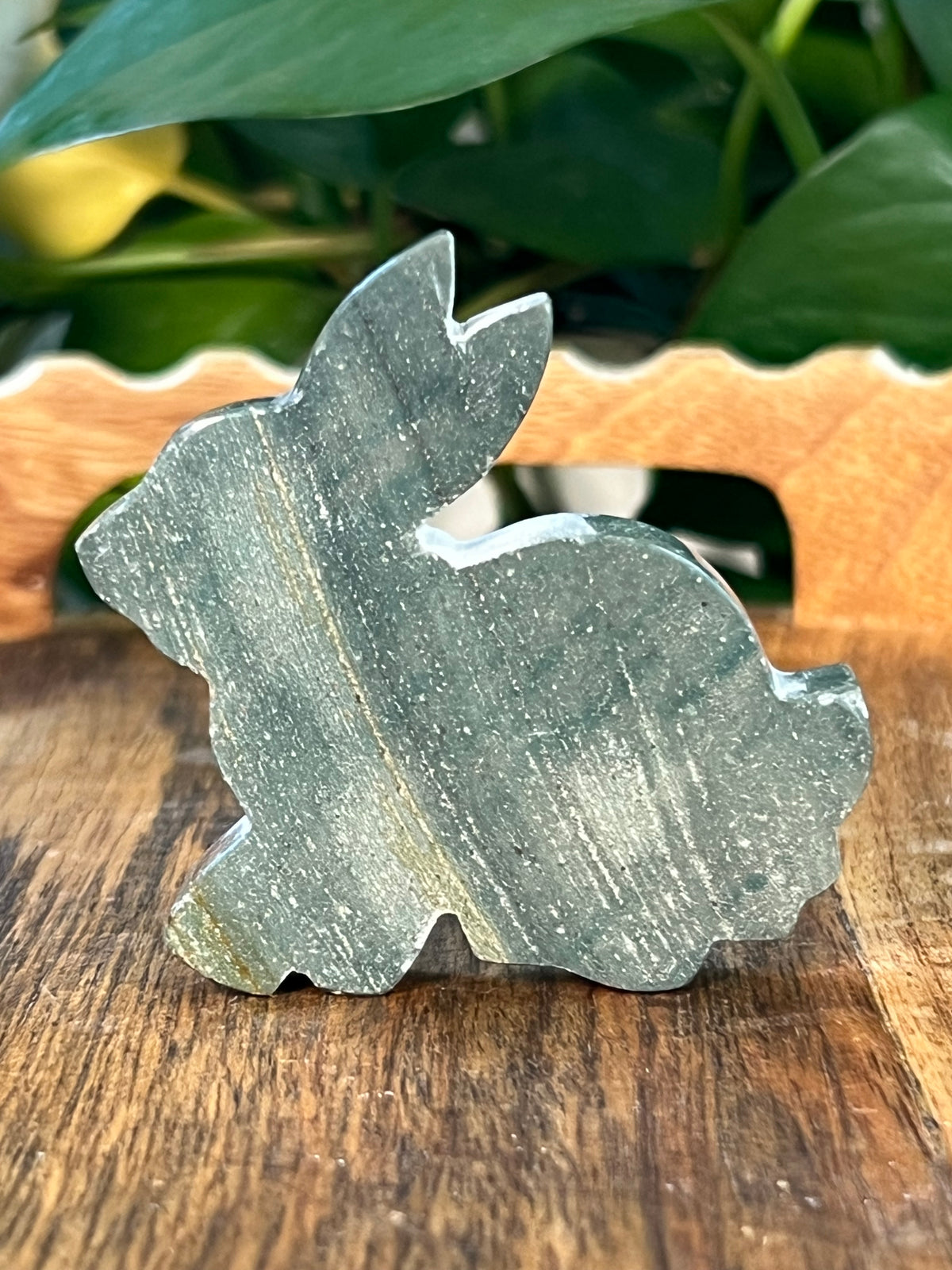 Blue Green Jasper Bunnies