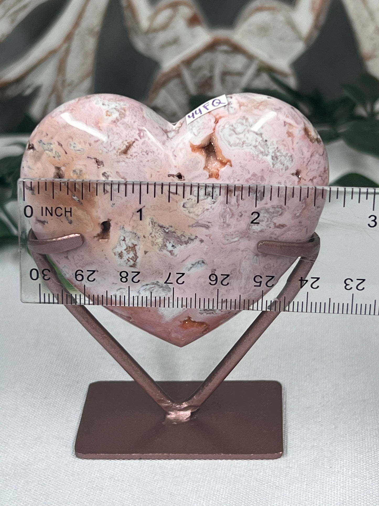 Pink Carnelian Heart