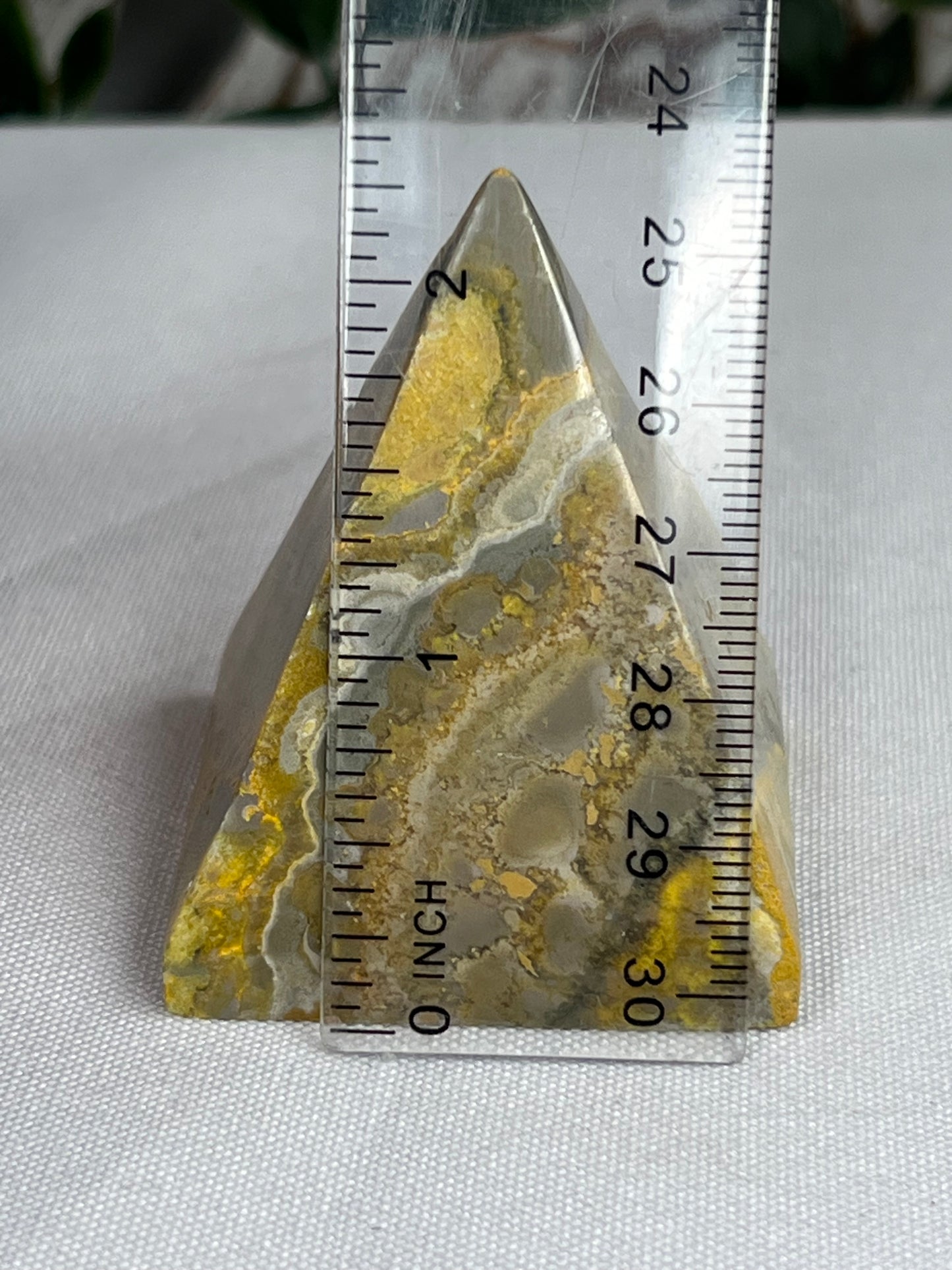 Bumblebee Jasper Pyramid