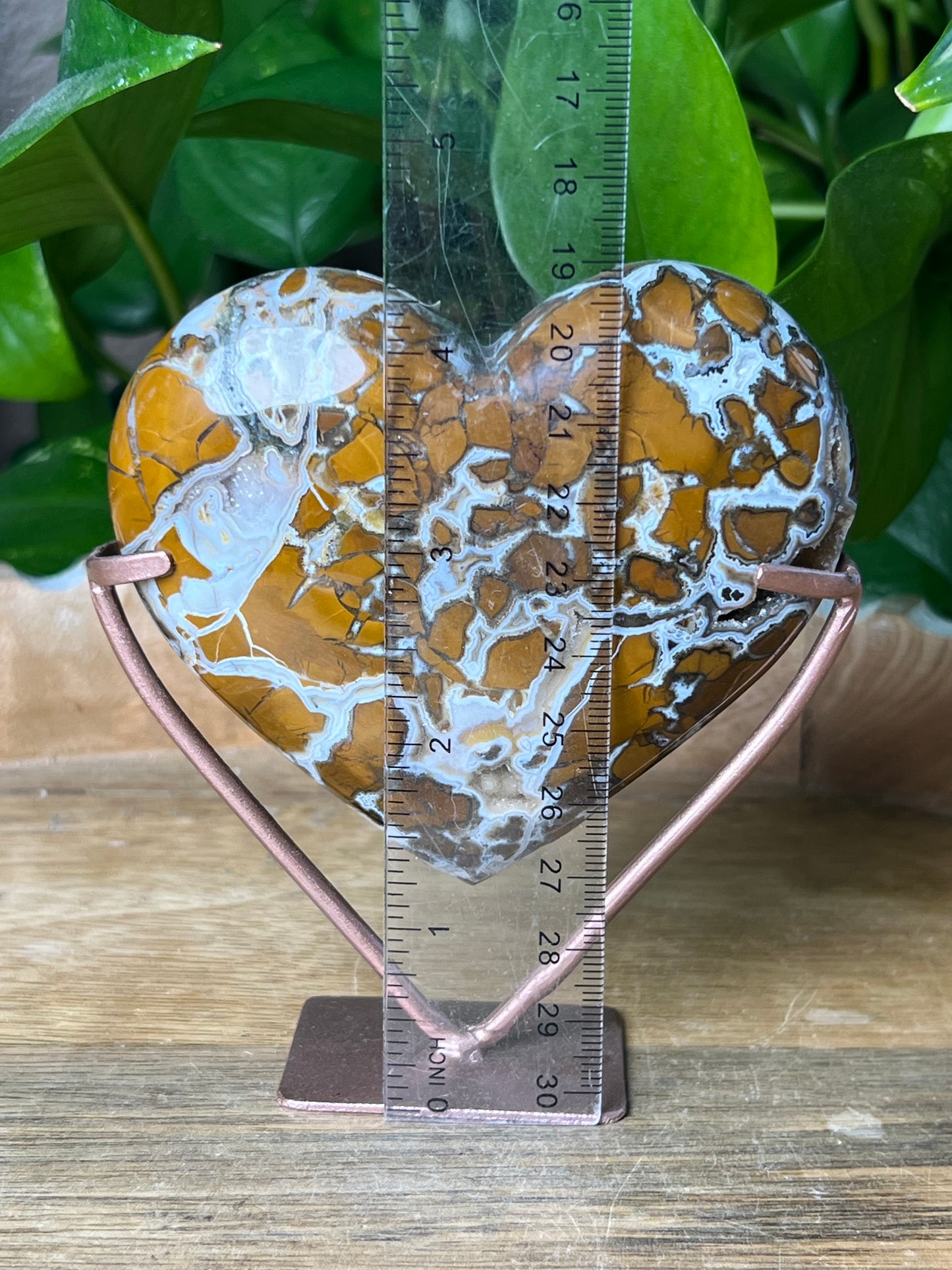 Brecciated Jasper Heart