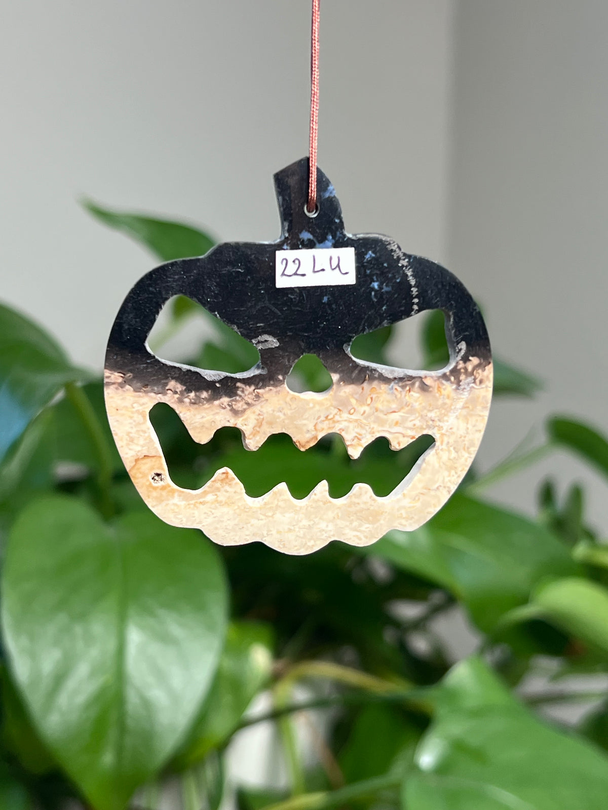 Palm Root Pumpkin Ornaments