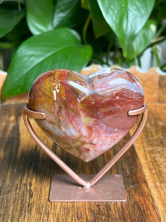 River Jasper Heart: LB