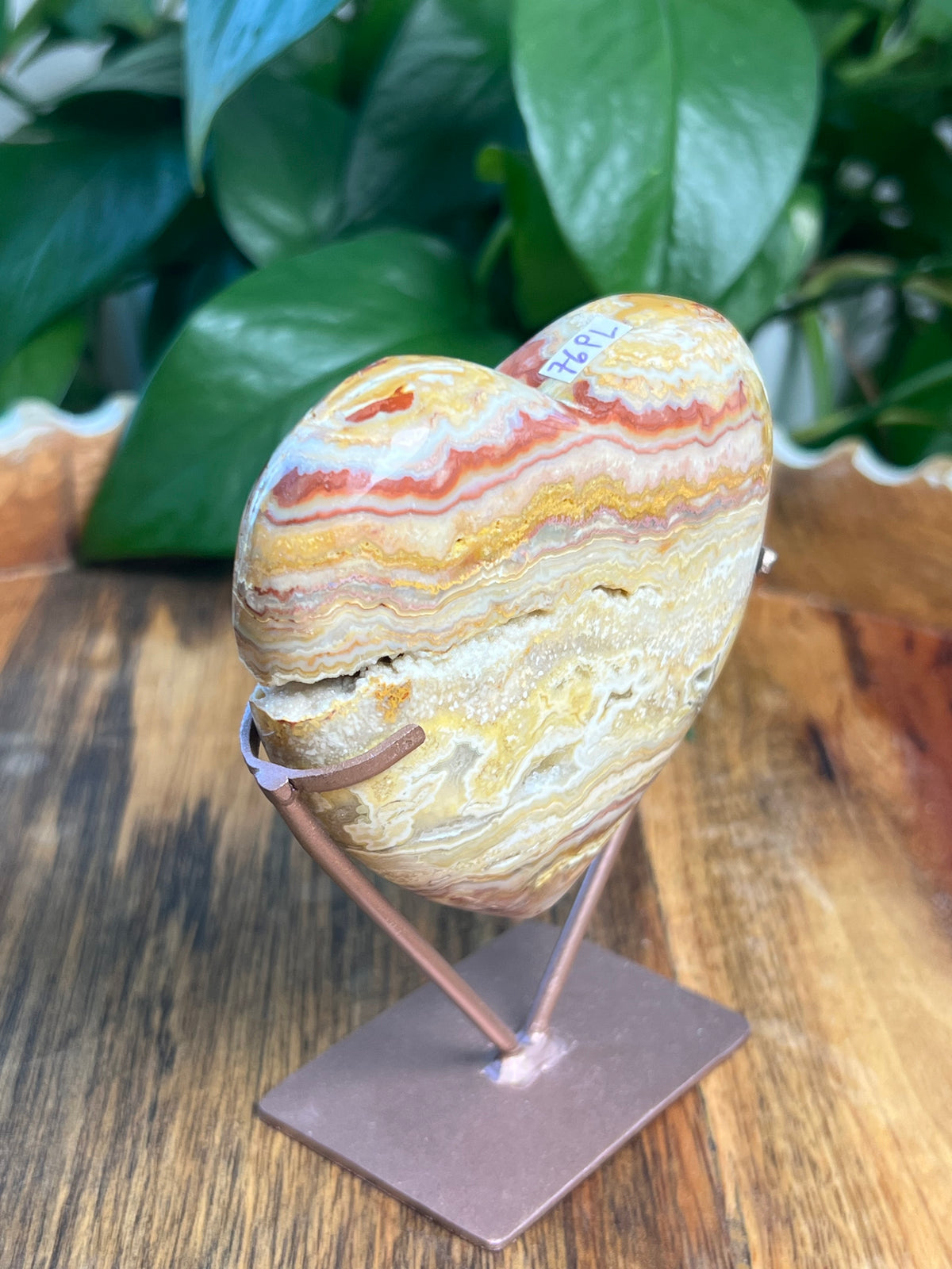 Crazy Lace Agate Heart: PL