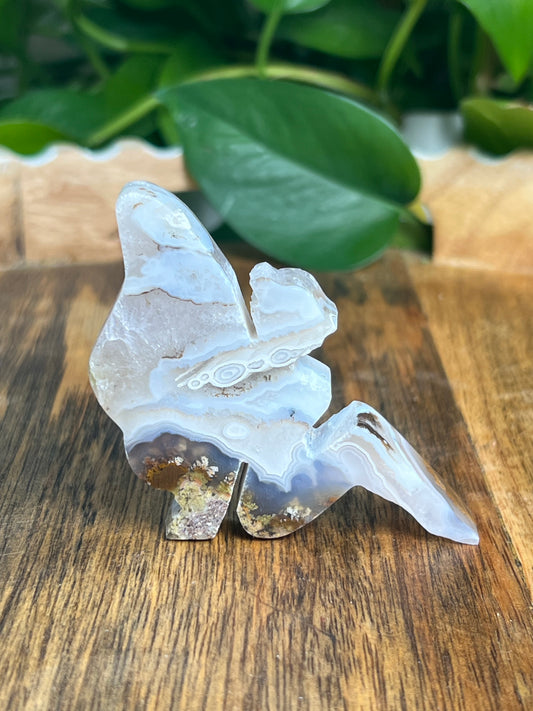 Scenic Moss Agate Pixie Fairy: N