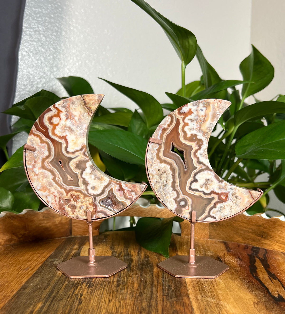 Crazy Lace Agate Moons