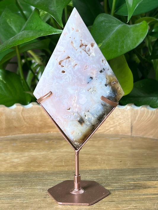 Rainbow Plume Agate Diamond