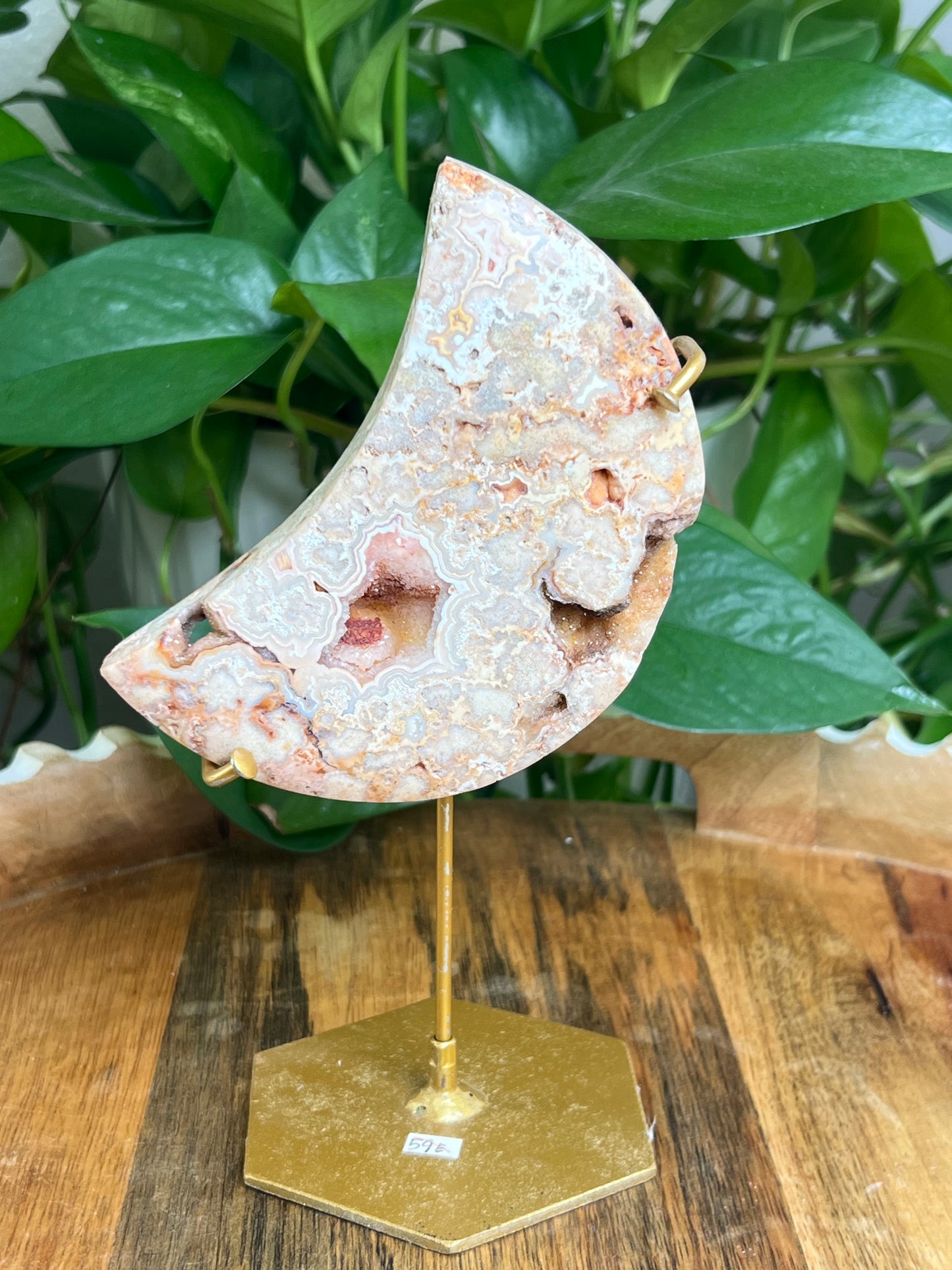 Crazy Lace Agate Moon: E