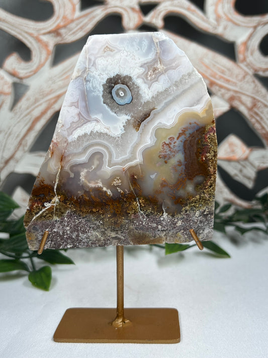 Scenic Moss Agate Slab