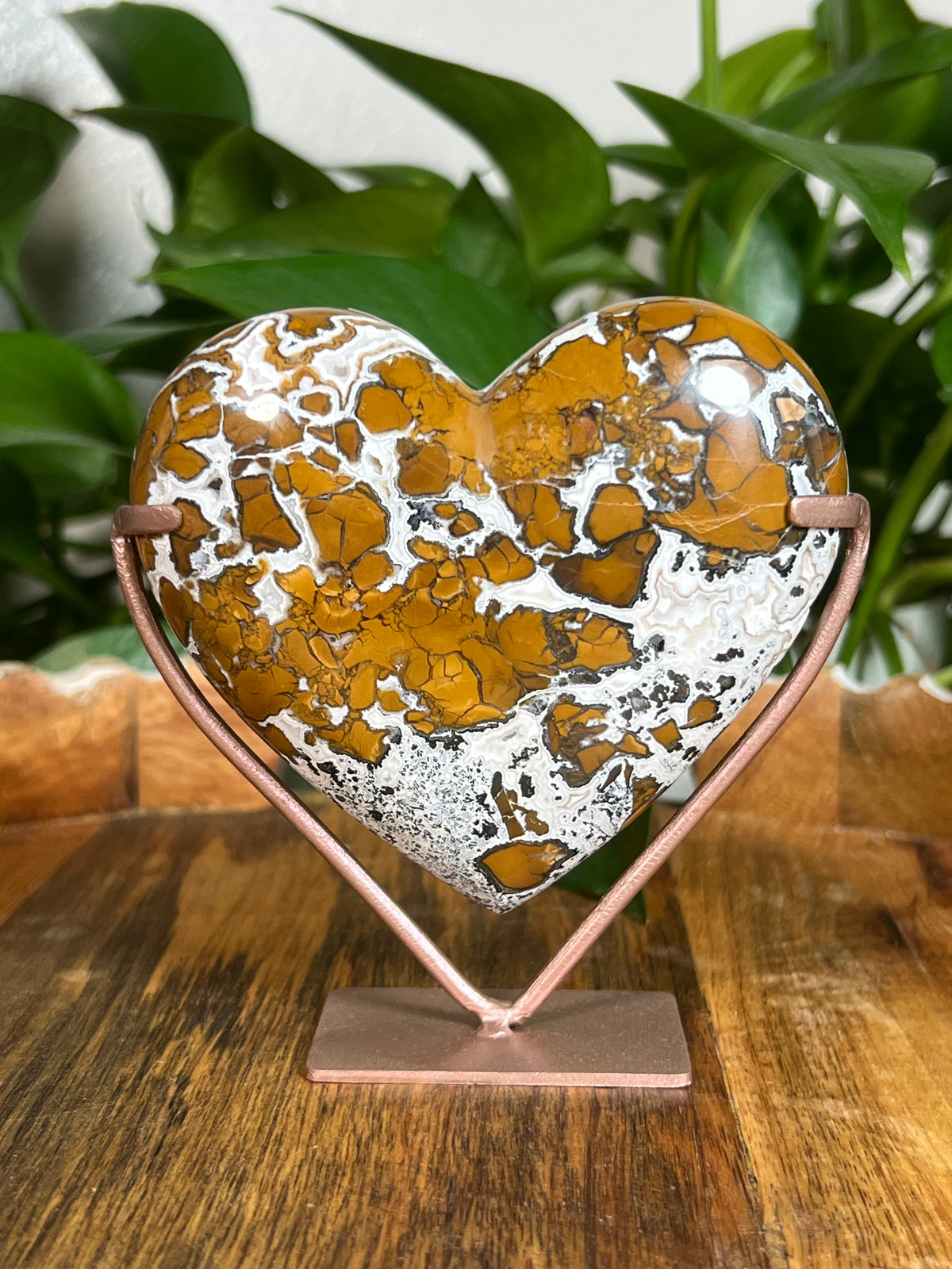 Brecciated Jasper Heart: K