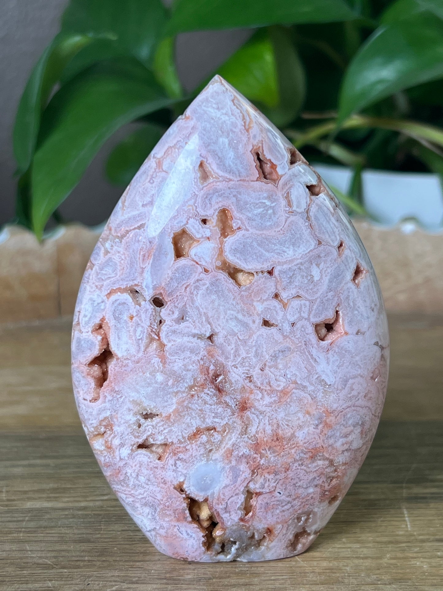 Pink Carnelian Flame