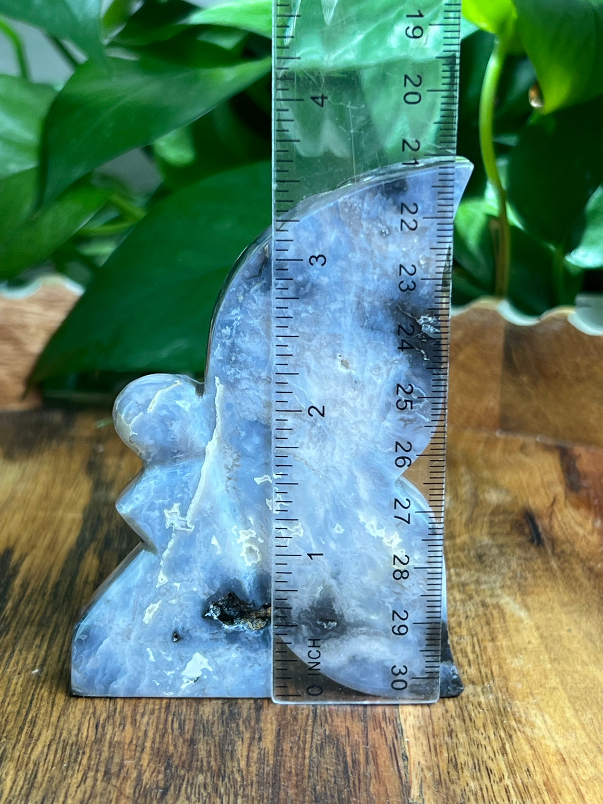 Blue Plume Agate Fairy: NQ