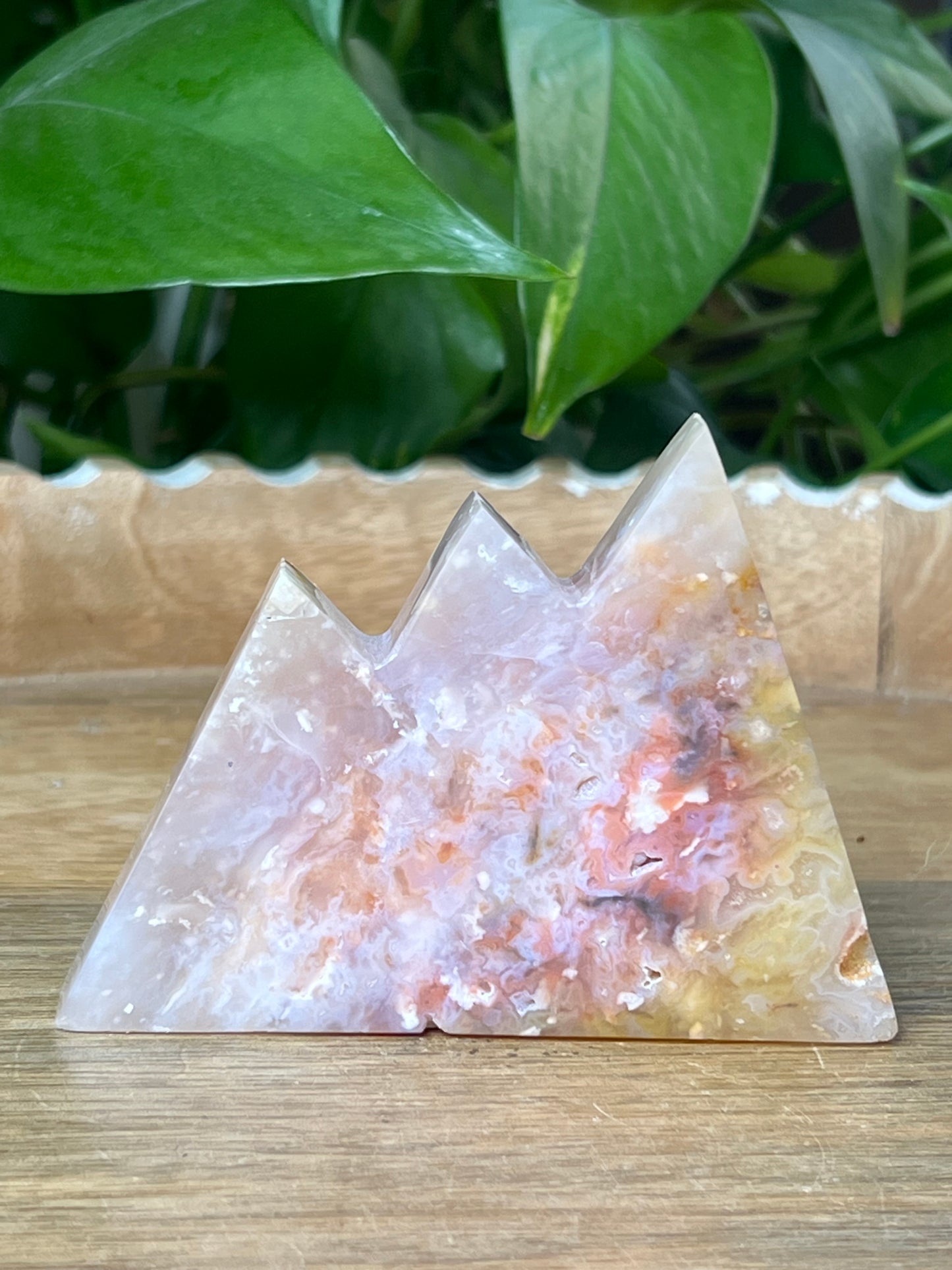 Rainbow Plume Agate Mountain