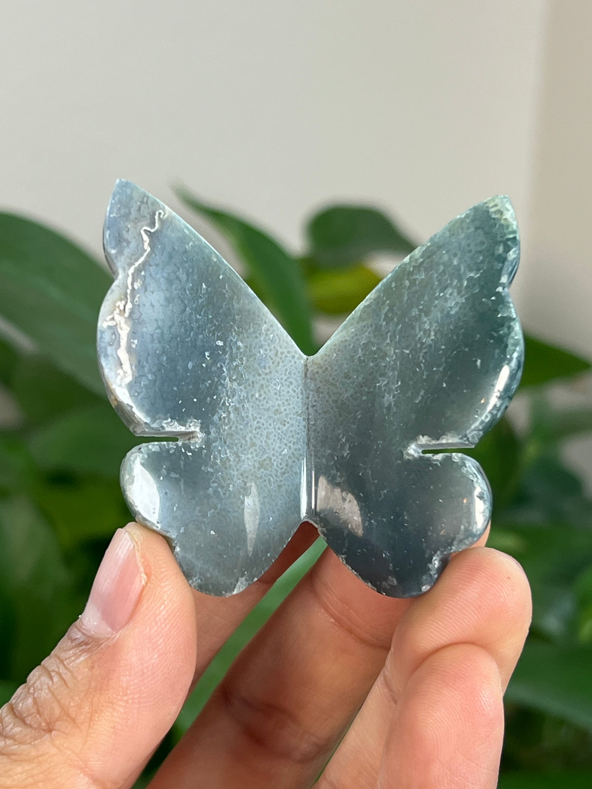 Grape Agate 3D Butterflies