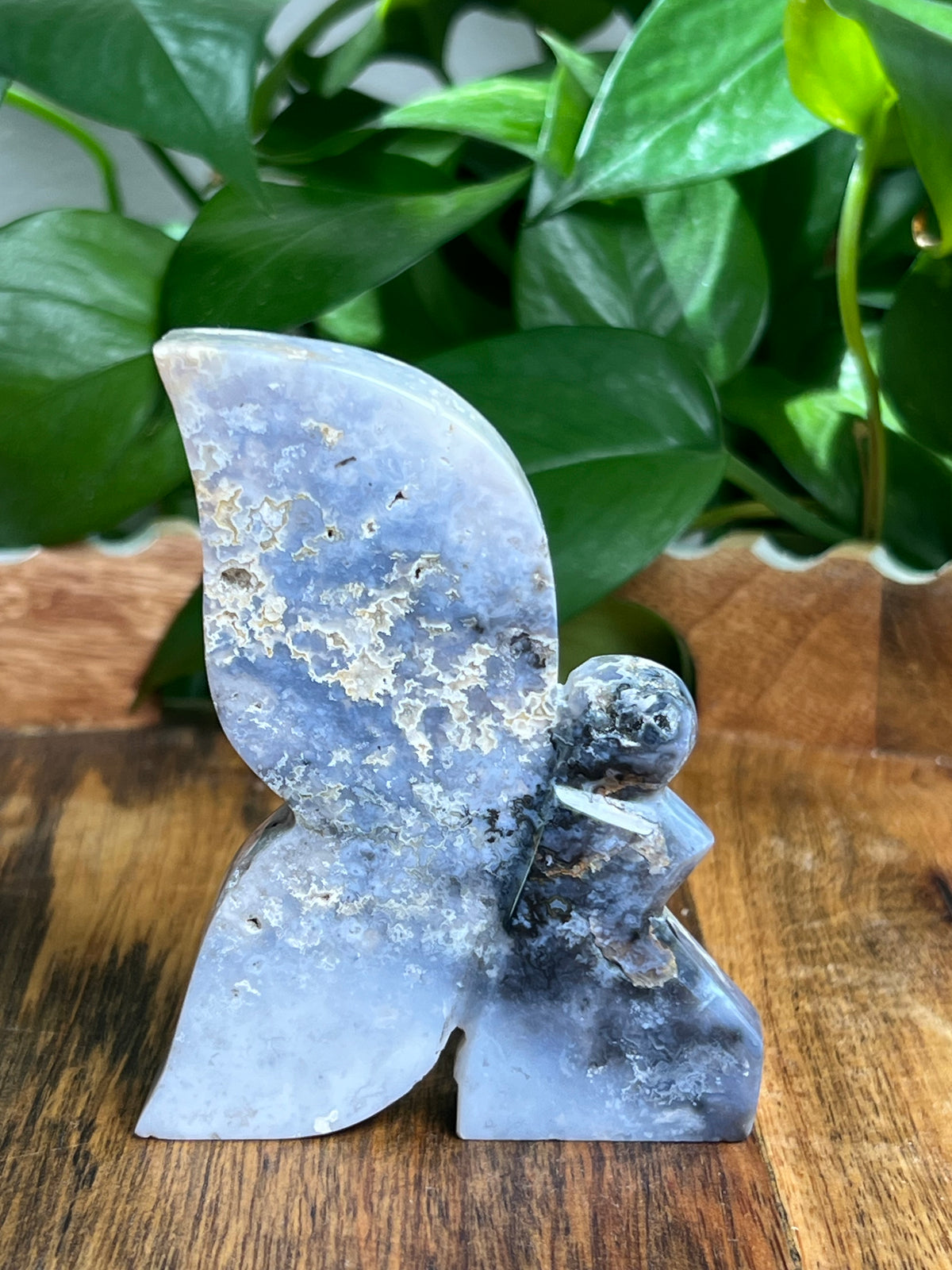 Blue Plume Agate Fairy: NB