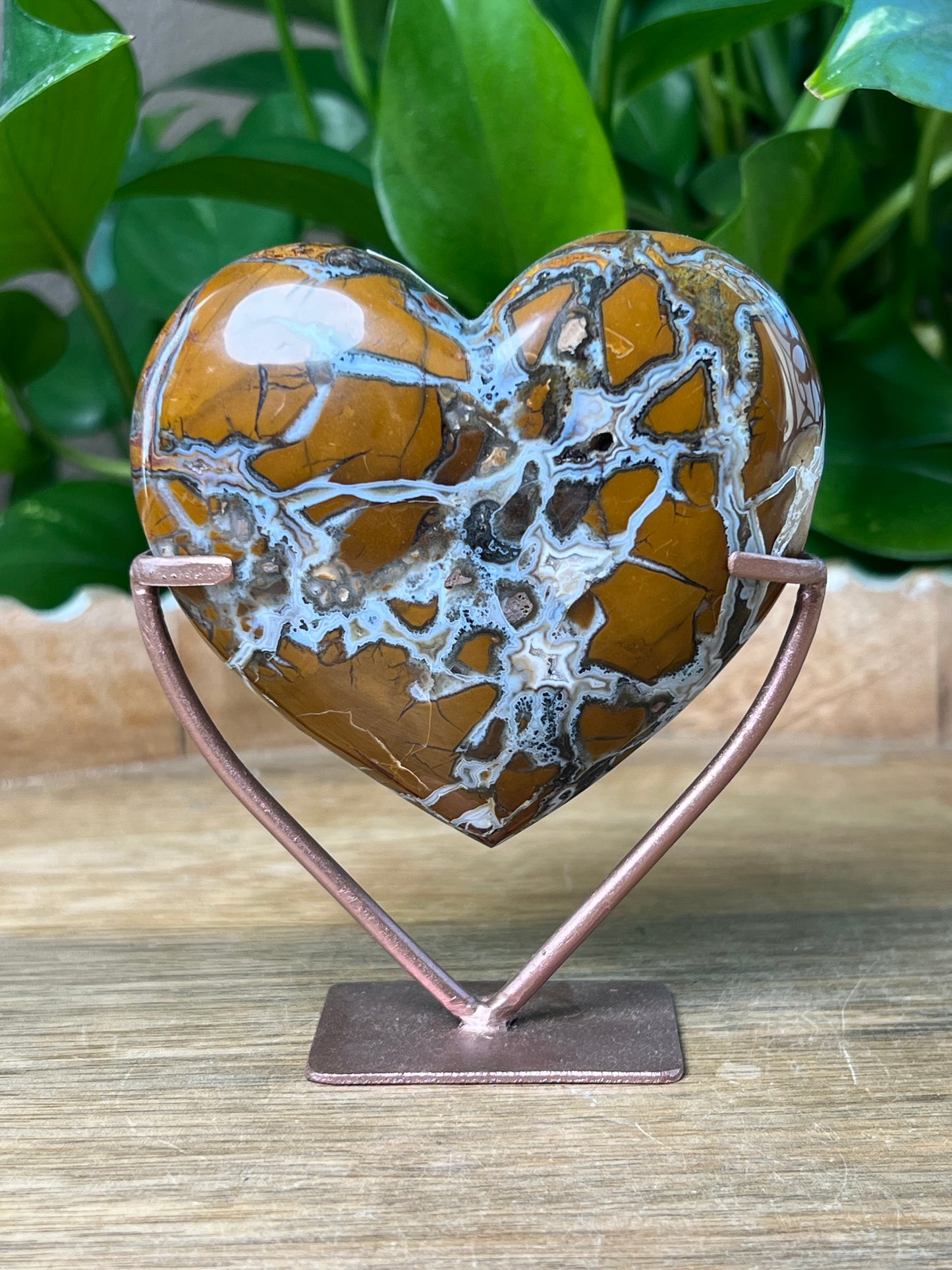 Brecciated Jasper Heart