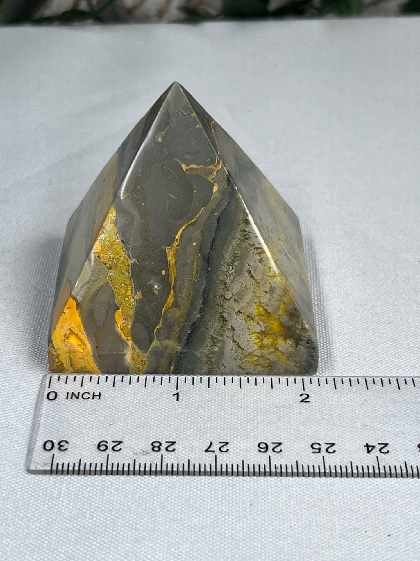 Bumblebee Jasper Pyramid
