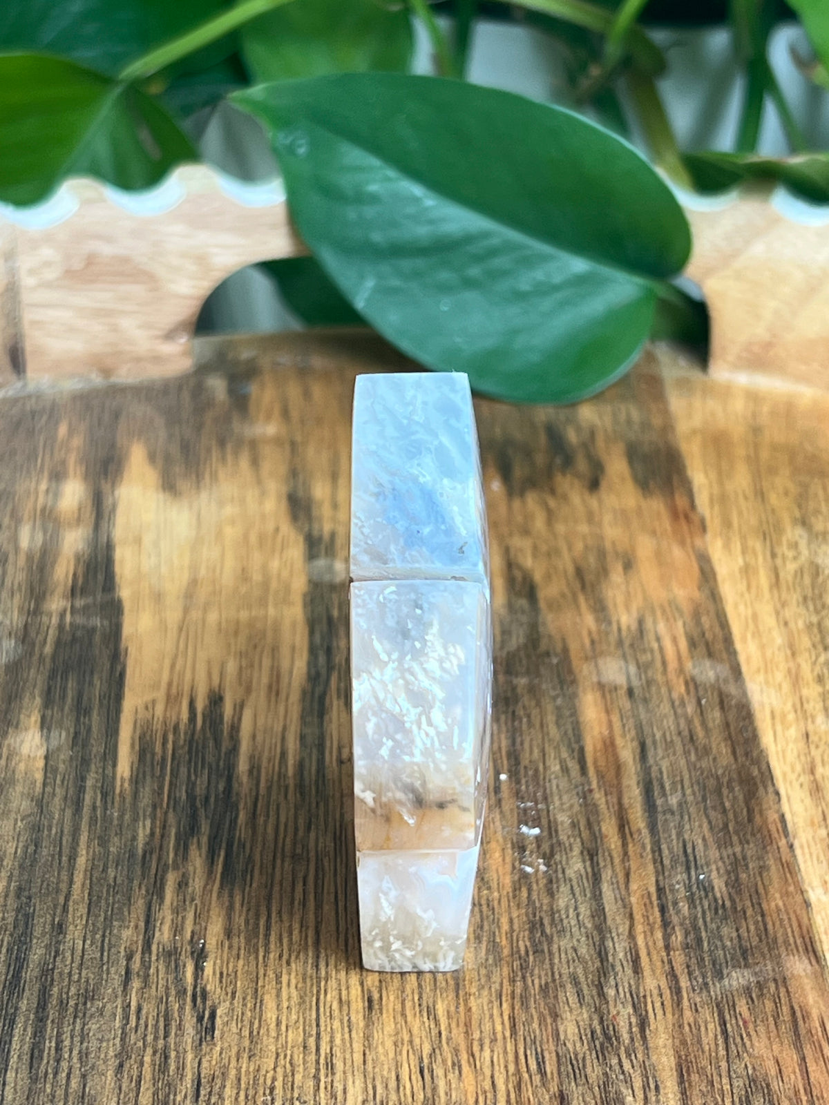 Rainbow Plume Agate Flower: PE