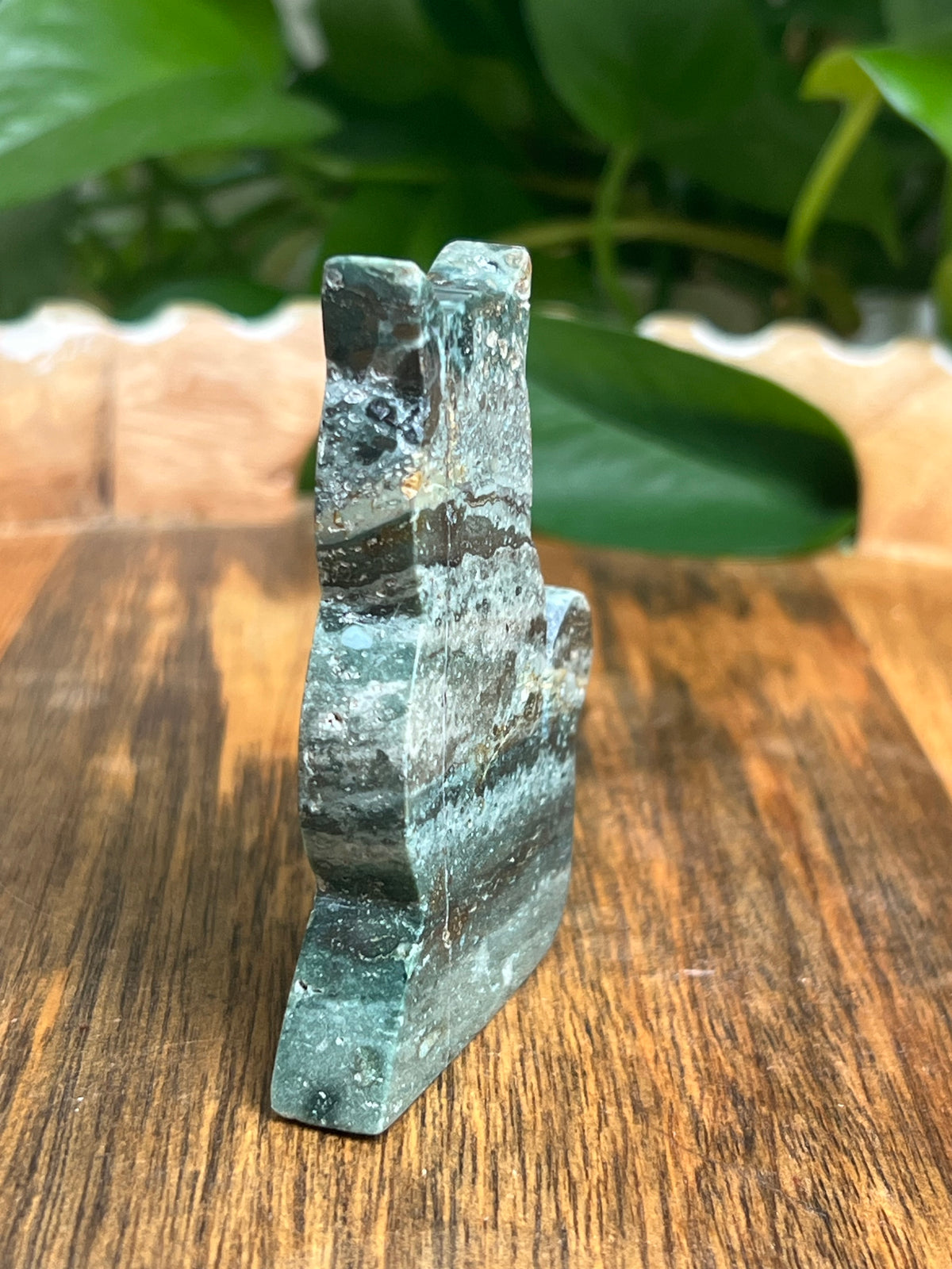 Blue Green Jasper Cat: HA