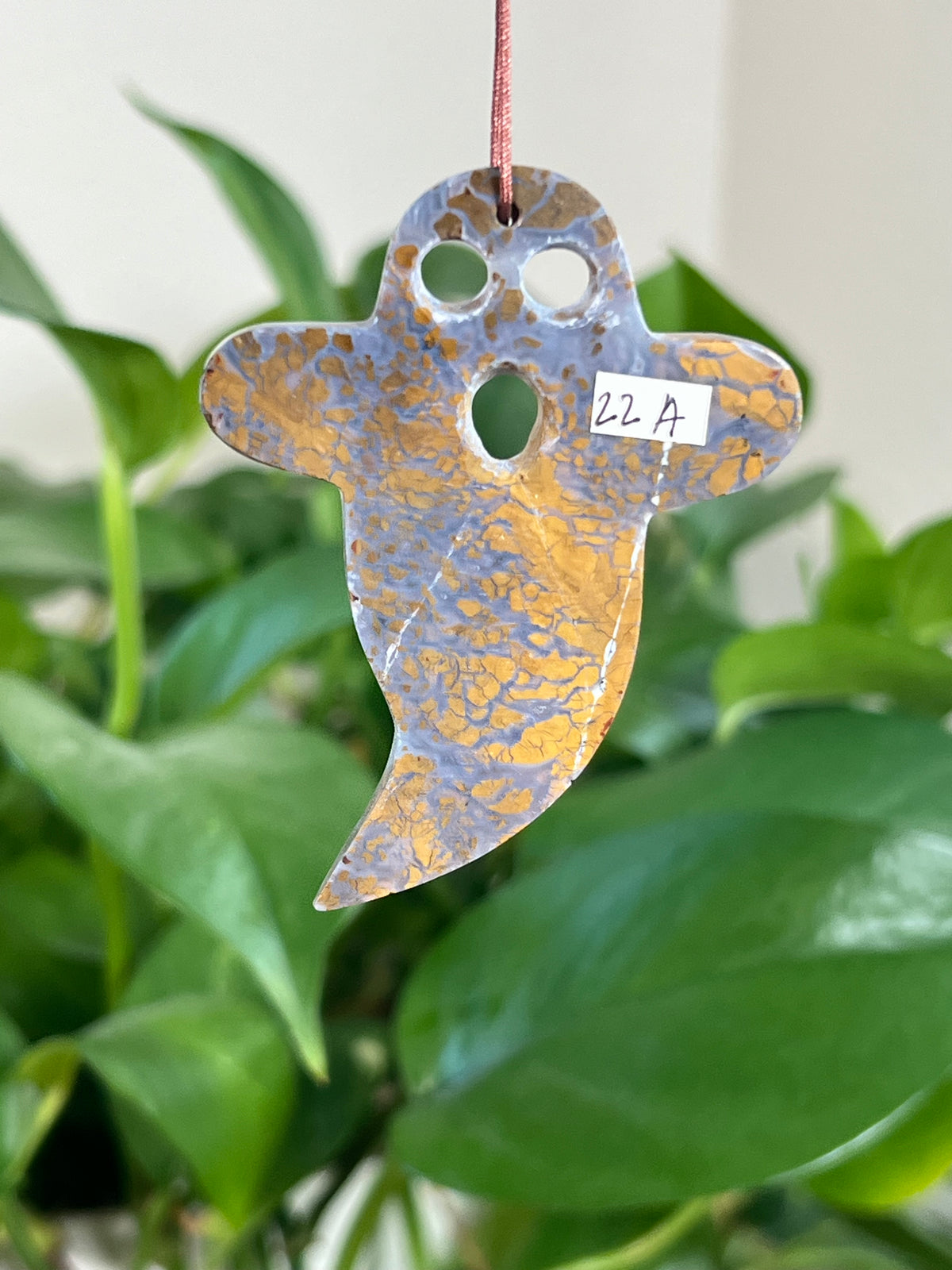 Brecciated Jasper Ghost Ornaments