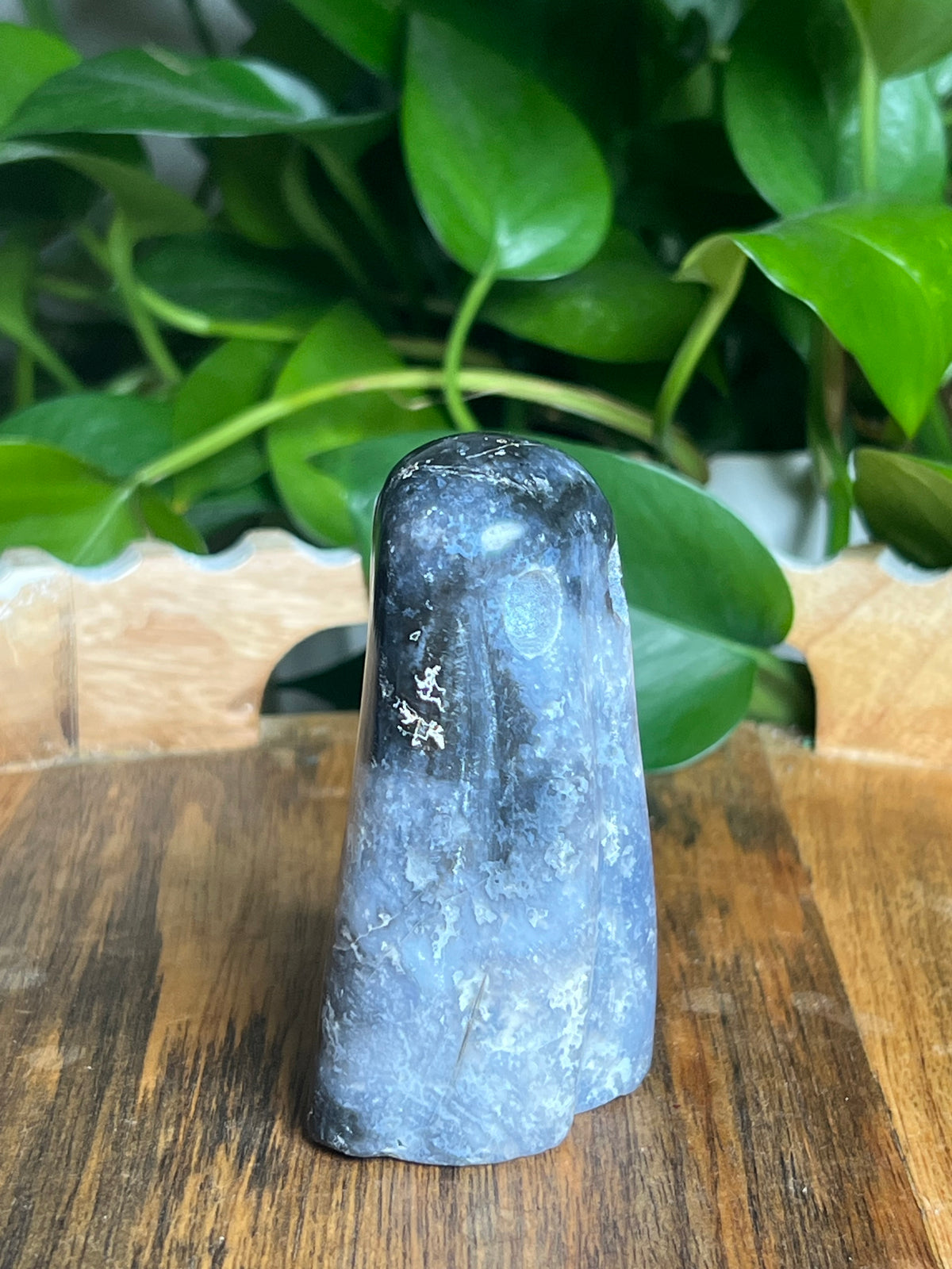 Blue Plume Agate Ghost: I