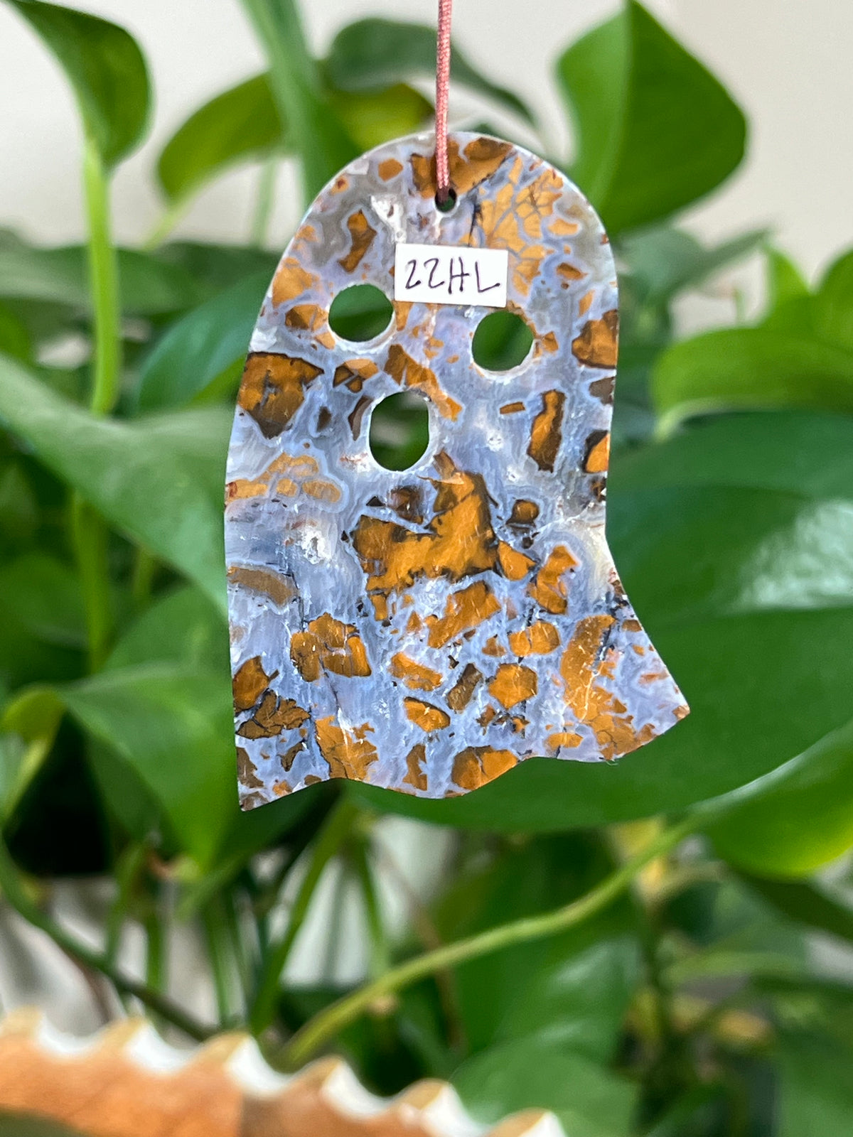 Brecciated Jasper Ghost Ornaments
