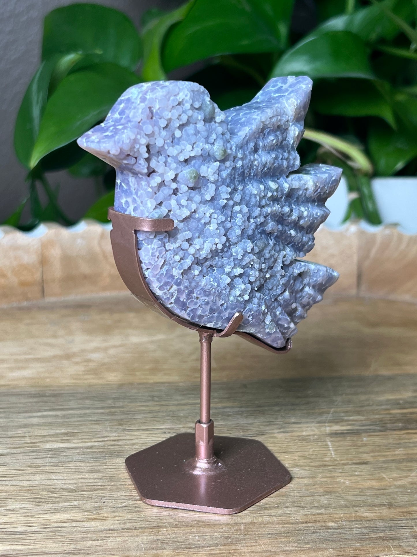 Grape Agate Bird