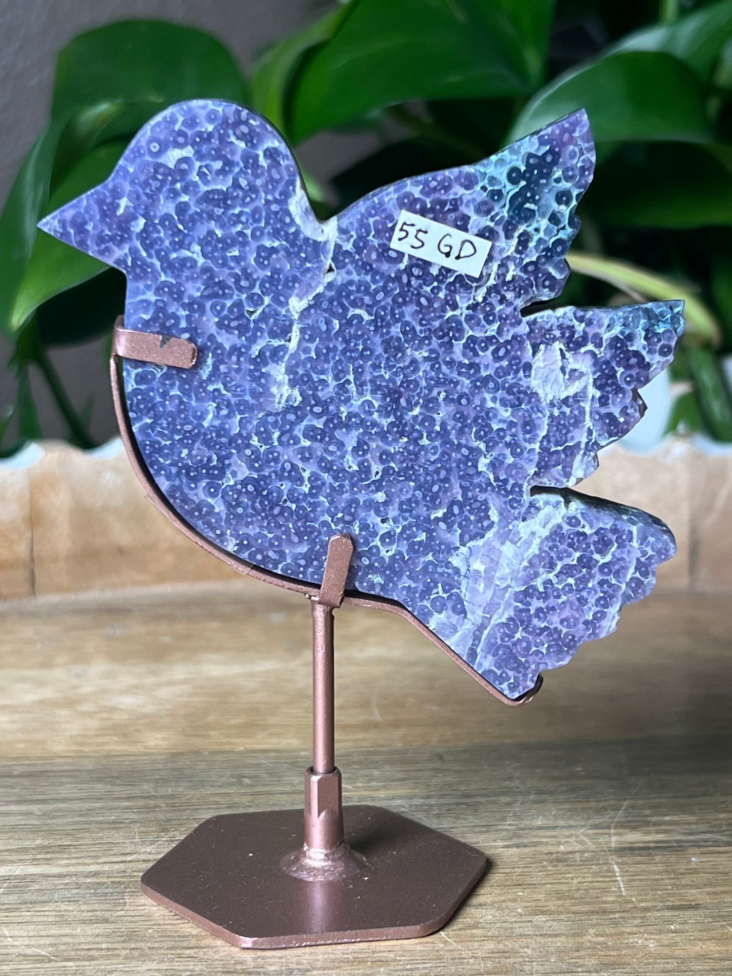 Grape Agate Bird