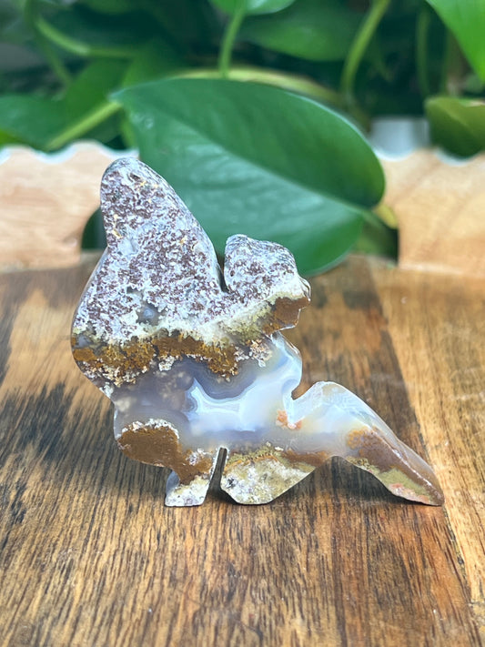 Scenic Moss Agate Pixie Fairy: C