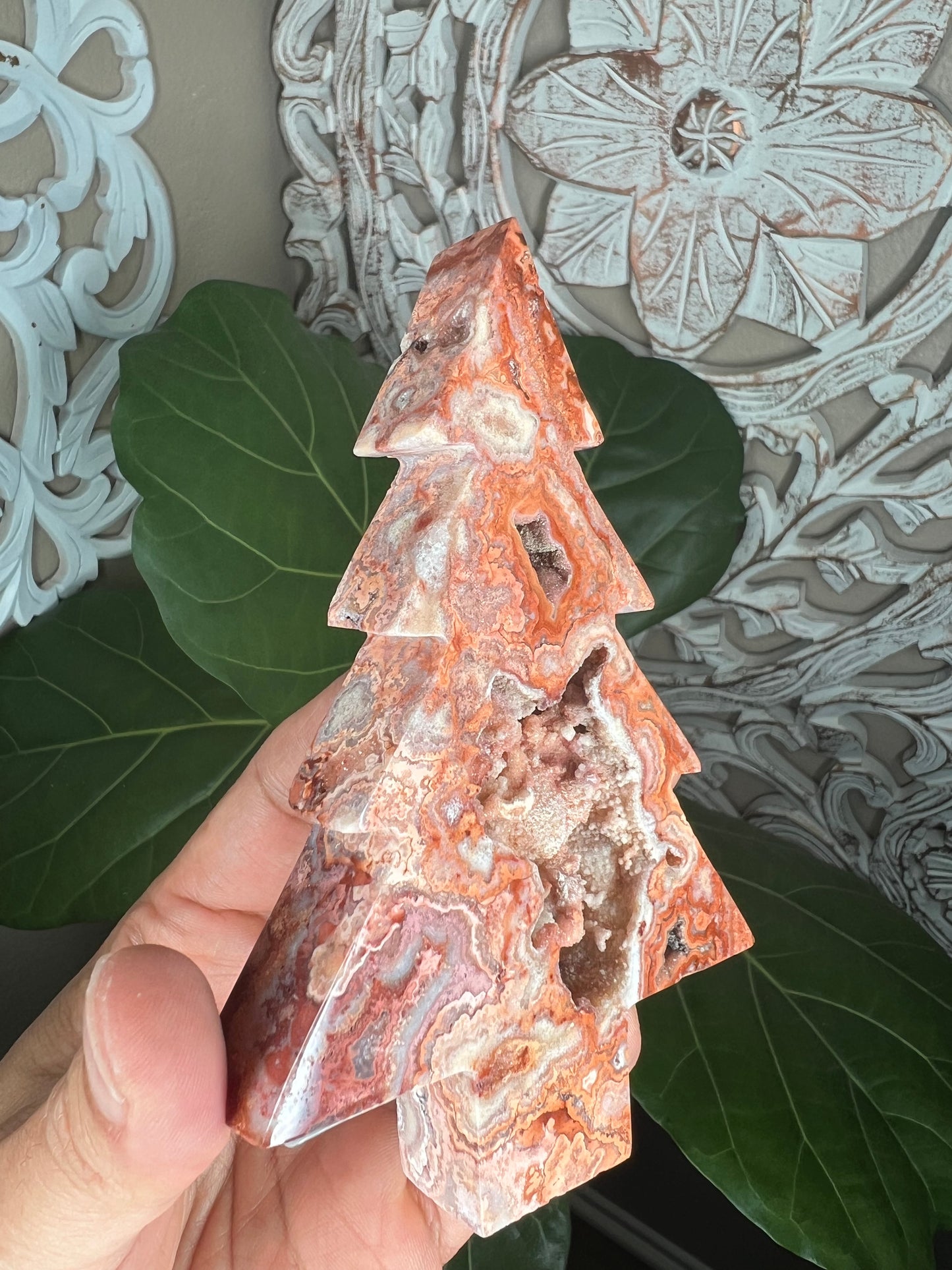 Crazy Lace Agate Tree