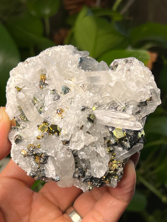 Rainbow Pyrite Quartz