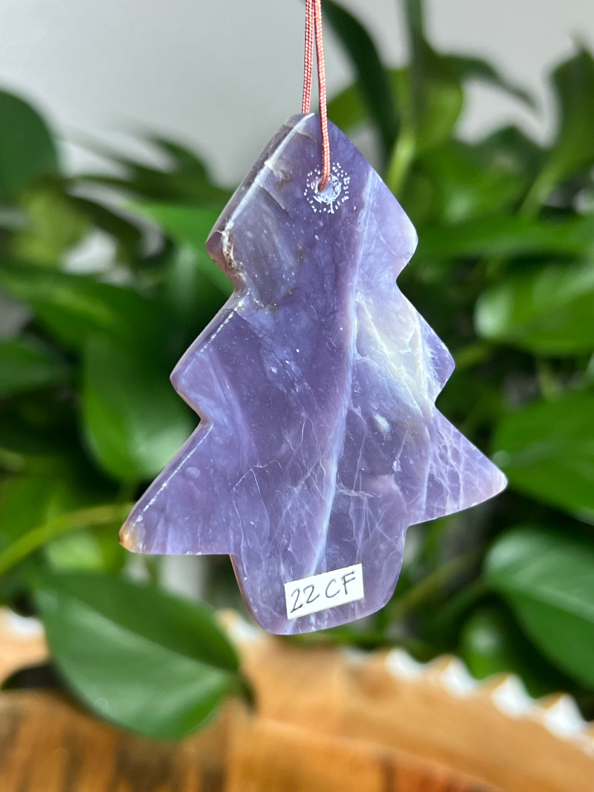 Purple Chalcedony Ornament Tree: CF