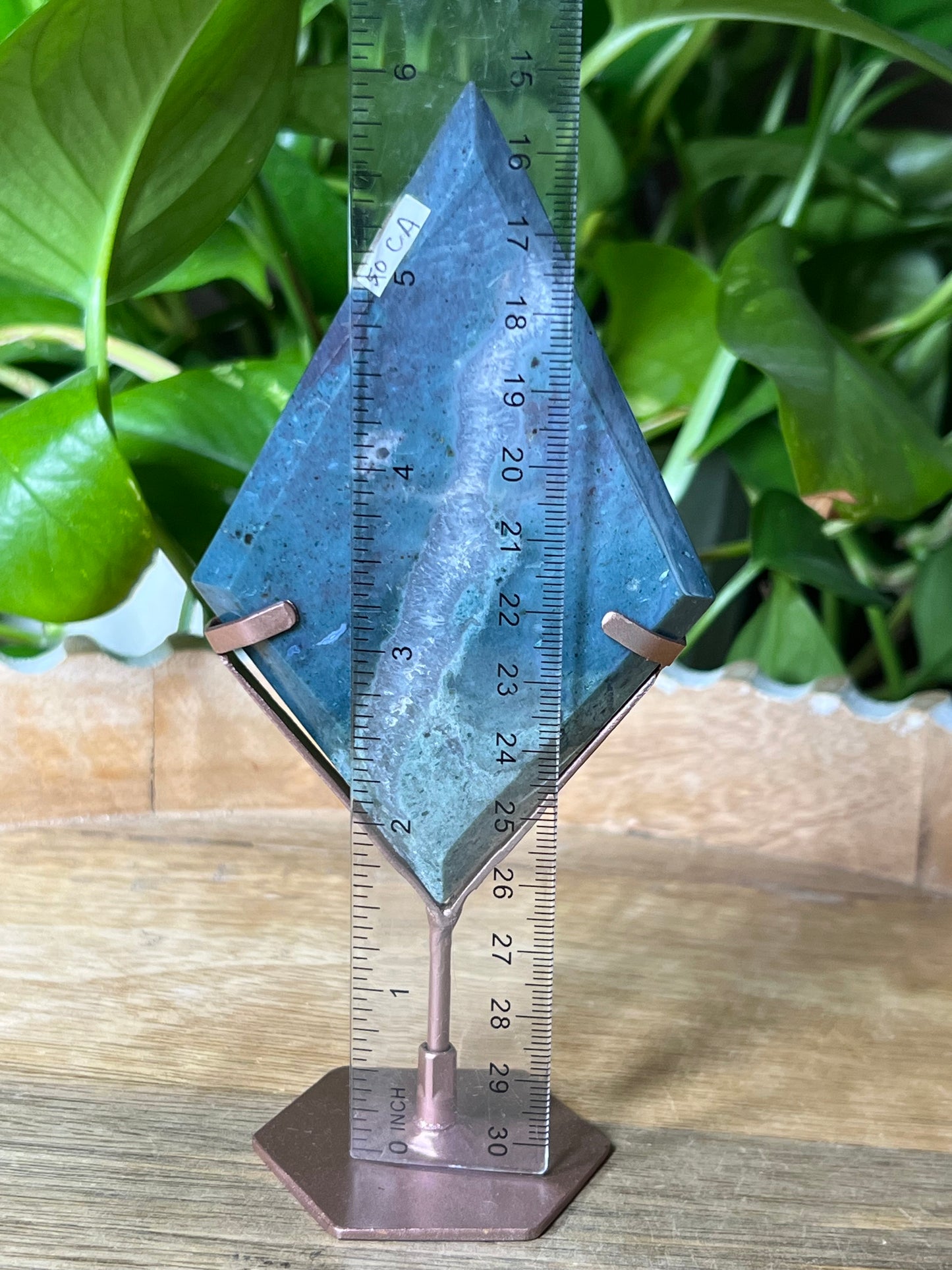 Blue Green Jasper Diamond