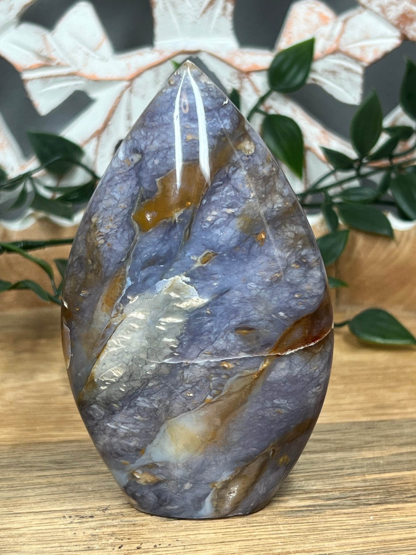 Purple Chalcedony Flame