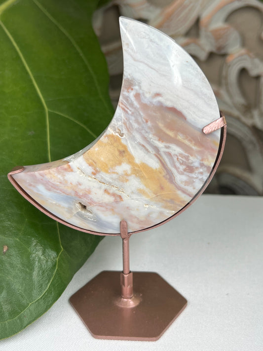 Milky Jasper Moon